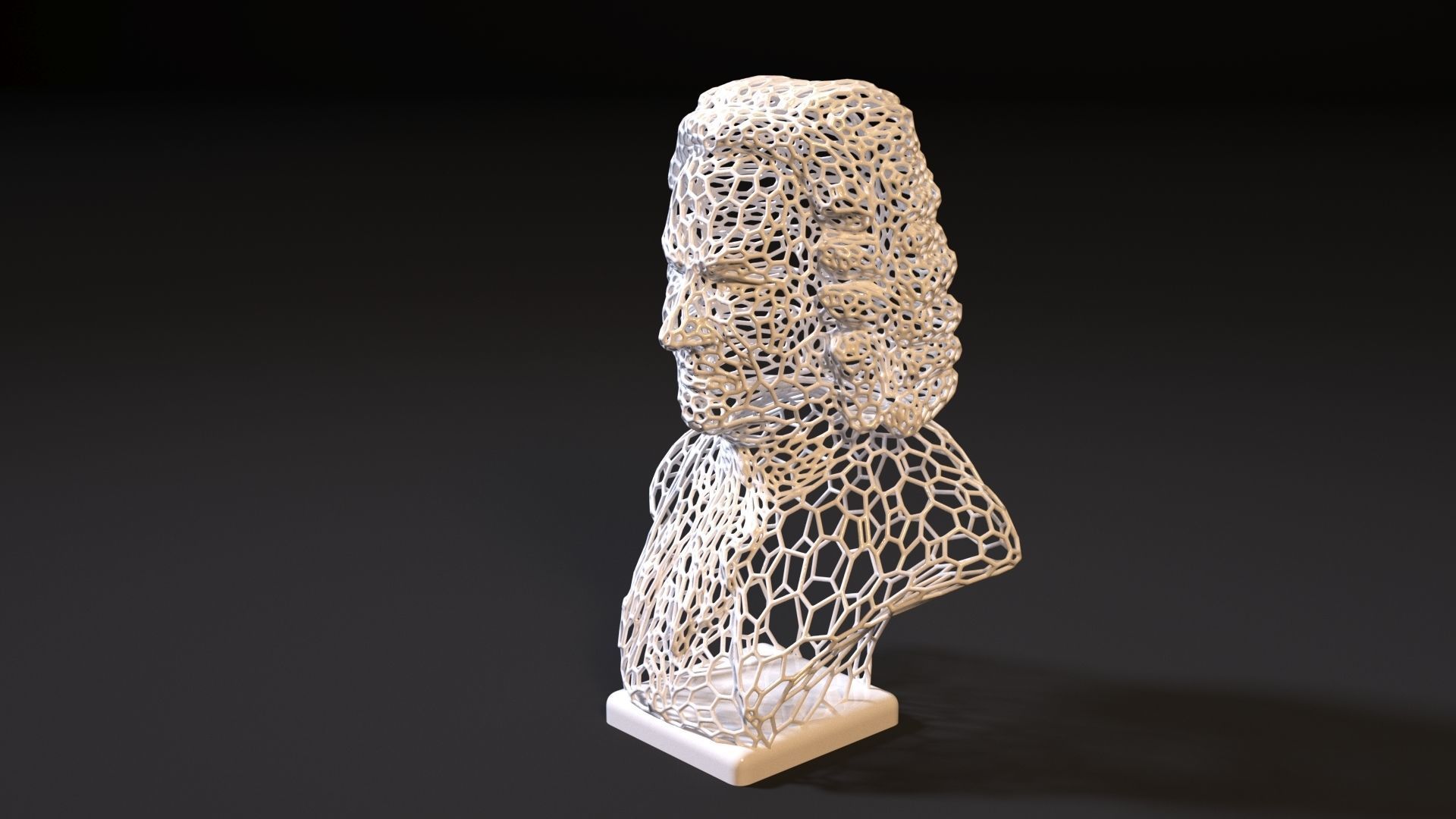 Johann Sebastian Bach 3D print model_1