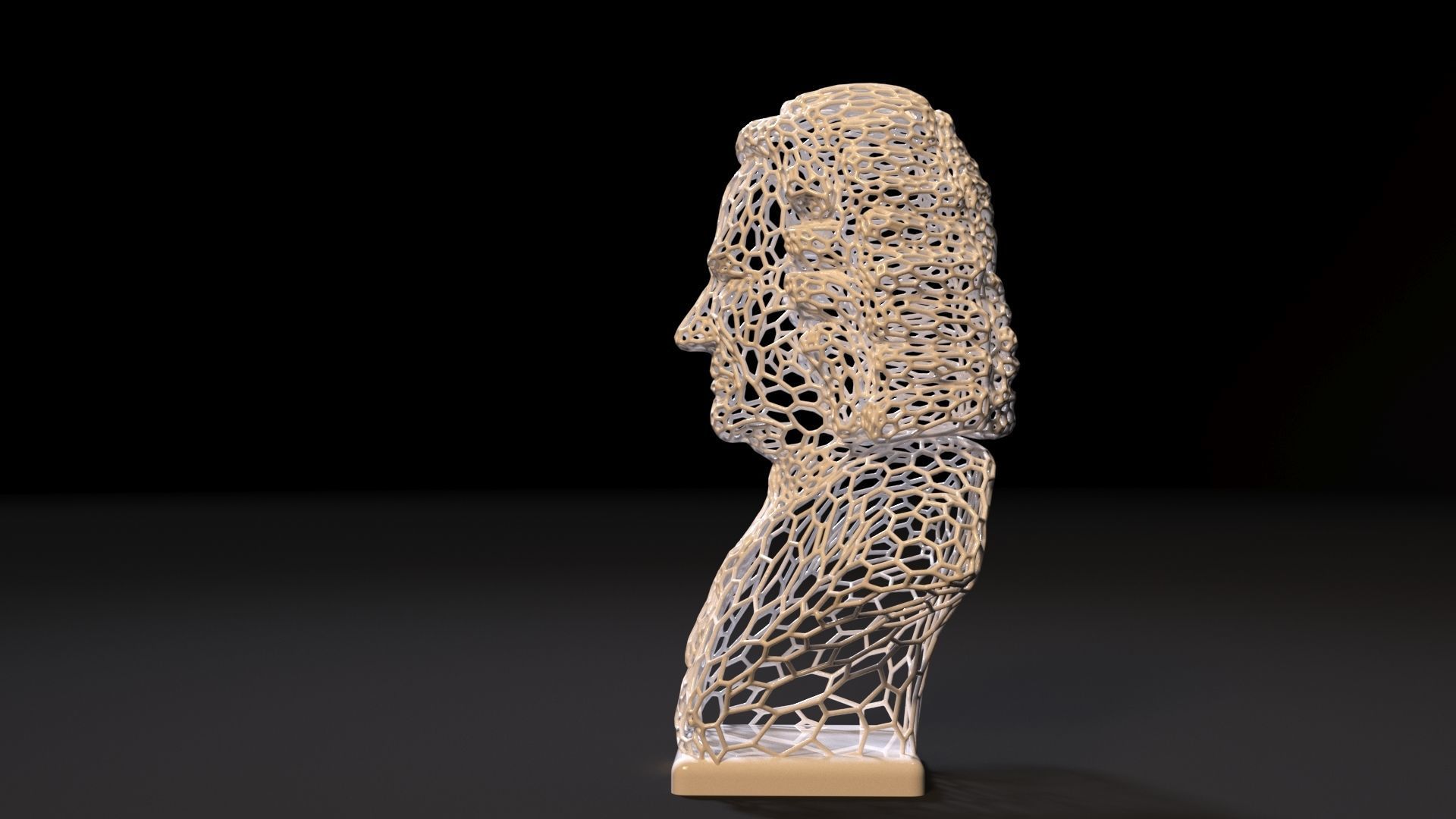 Johann Sebastian Bach 3D print model_2