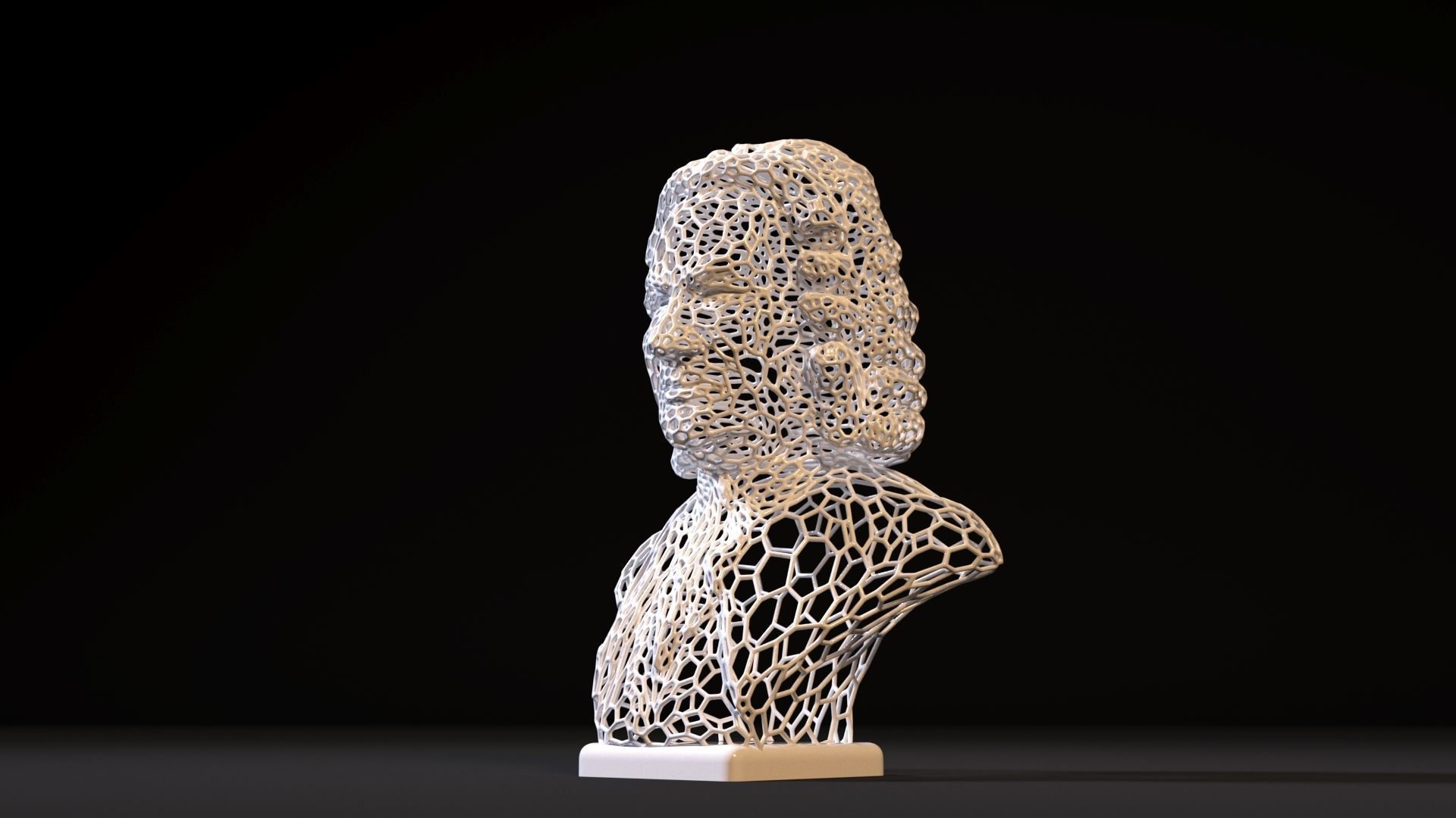 Johann Sebastian Bach 3D print model_9