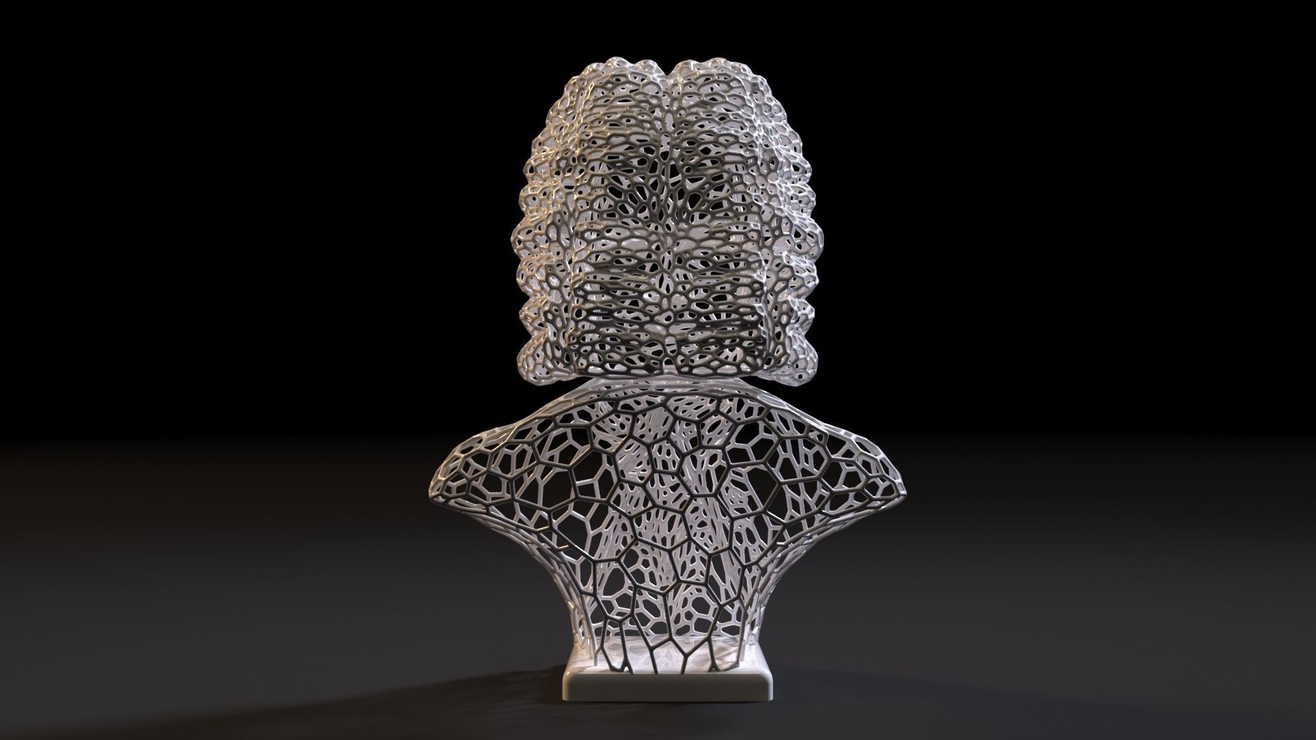 Johann Sebastian Bach 3D print model_4