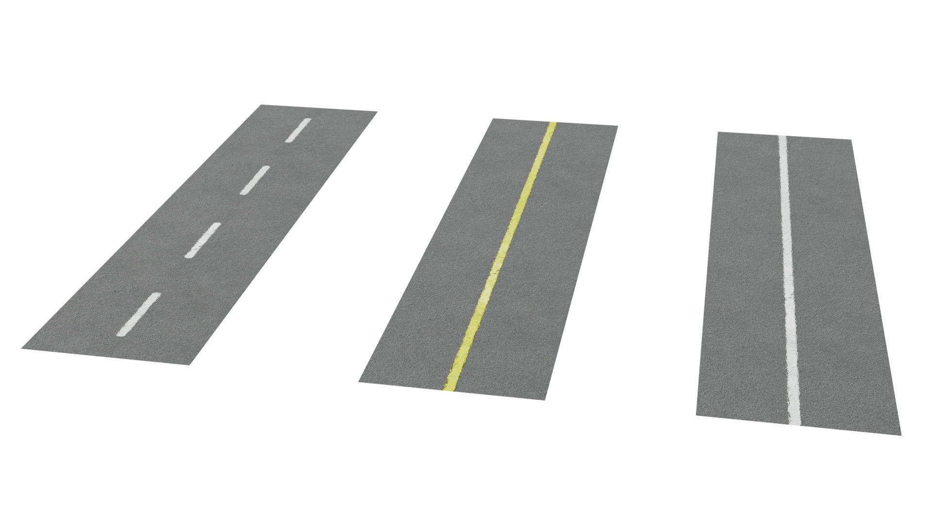 3D model Simple Modular Street and Roads VR / AR / low-poly | CGTrader