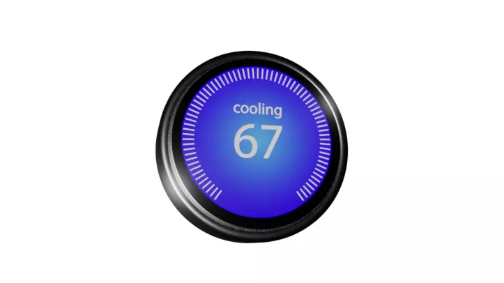 Smart Thermostat Free 3D model