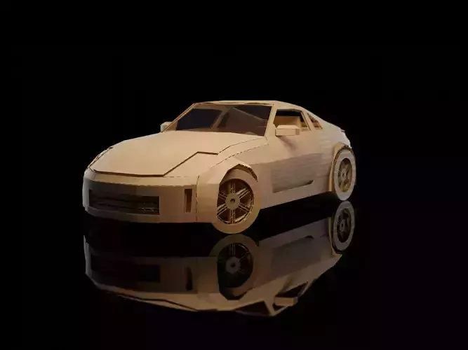 NISSAN FAIRLADY Z 350Z 2002 cardboard car