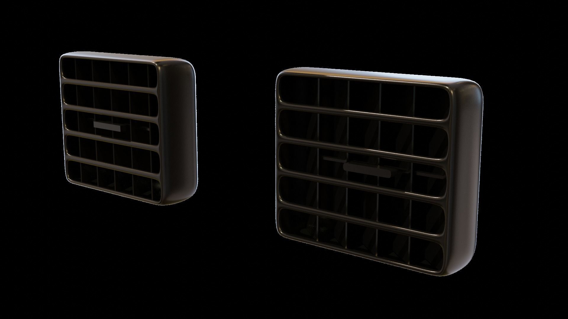 Painels Items for Vehicles Low-poly 3D model_49