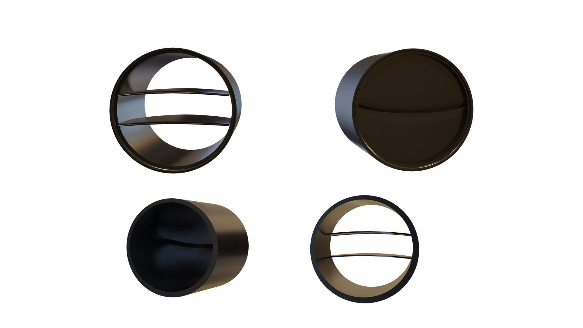 Painels Items for Vehicles Low-poly 3D model_13