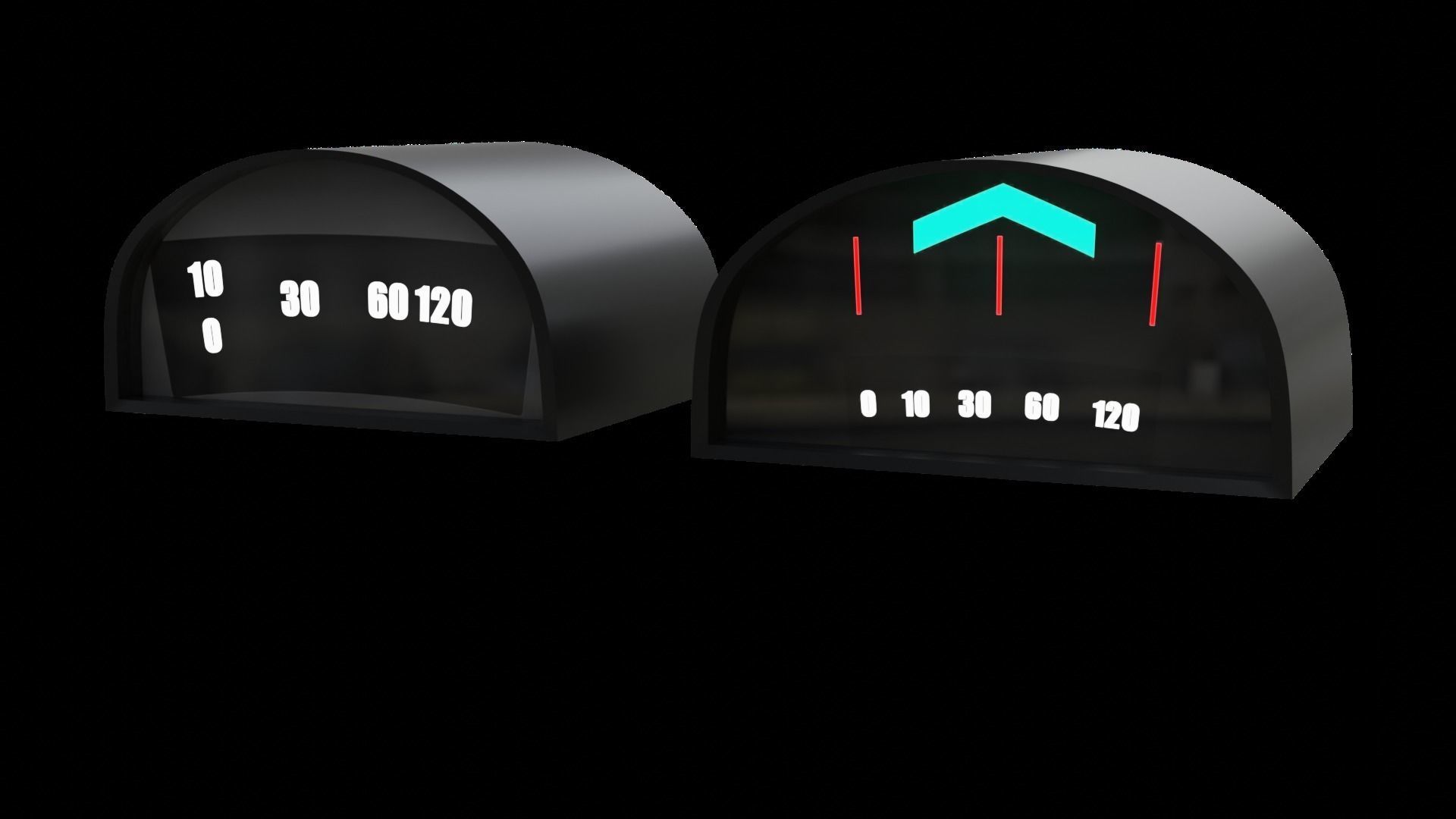 Painels Items for Vehicles Low-poly 3D model_32