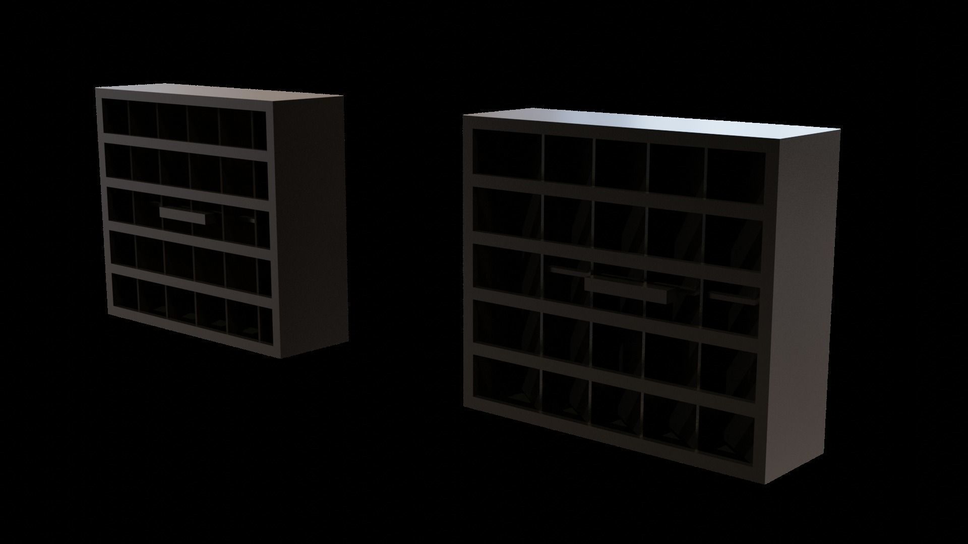 Painels Items for Vehicles Low-poly 3D model_50
