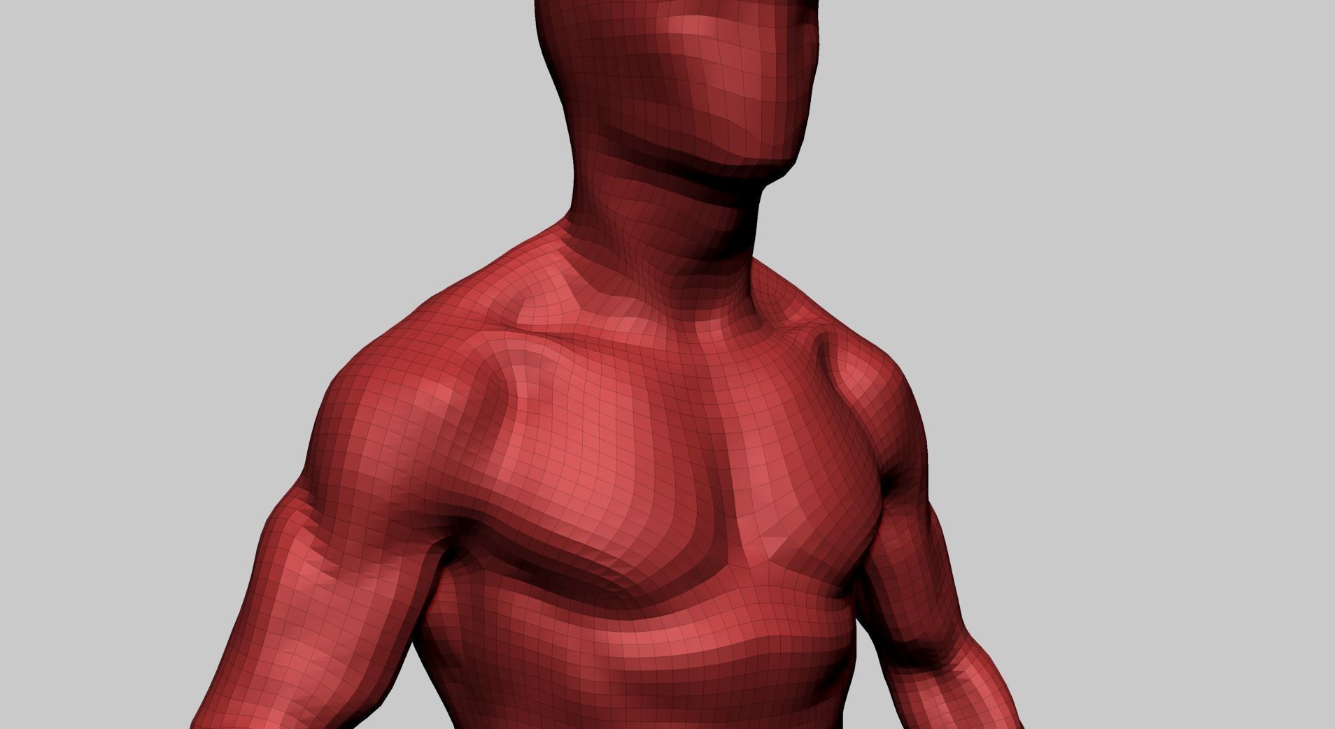 Base Male Torso B 3D model_11