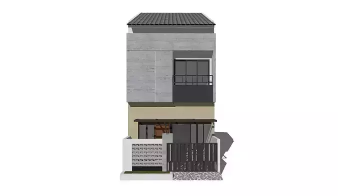 Minimalist 6m x 10m Residential House 7