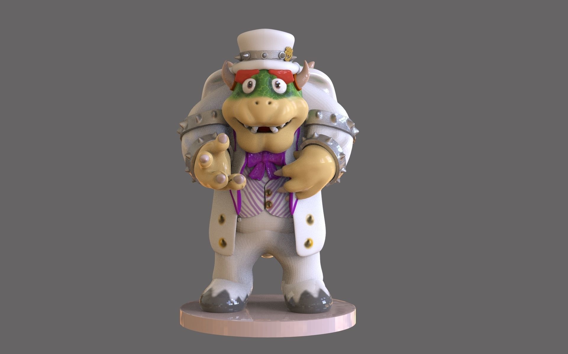 Bowser Bridal  3D print model_4