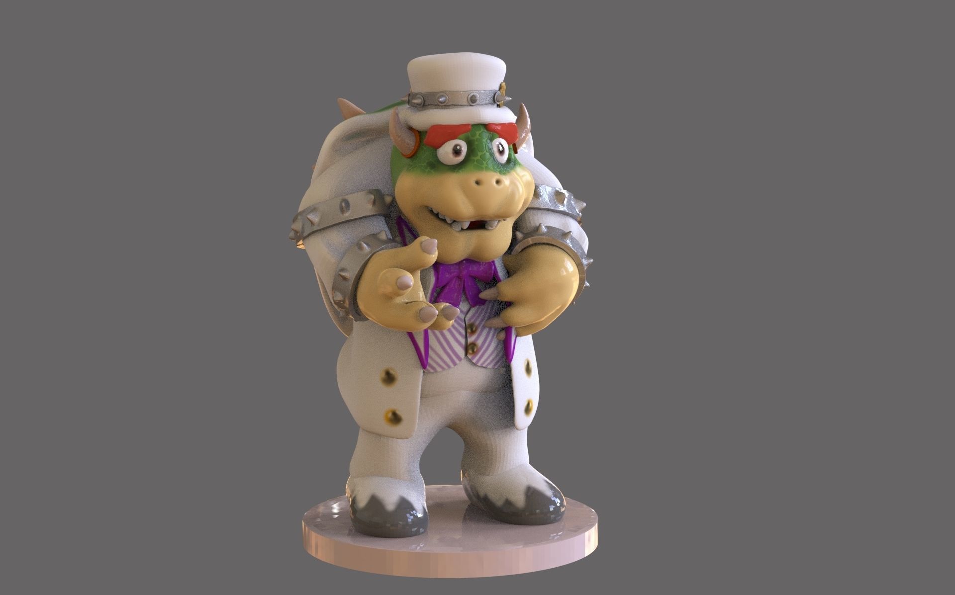Bowser Bridal  3D print model_3