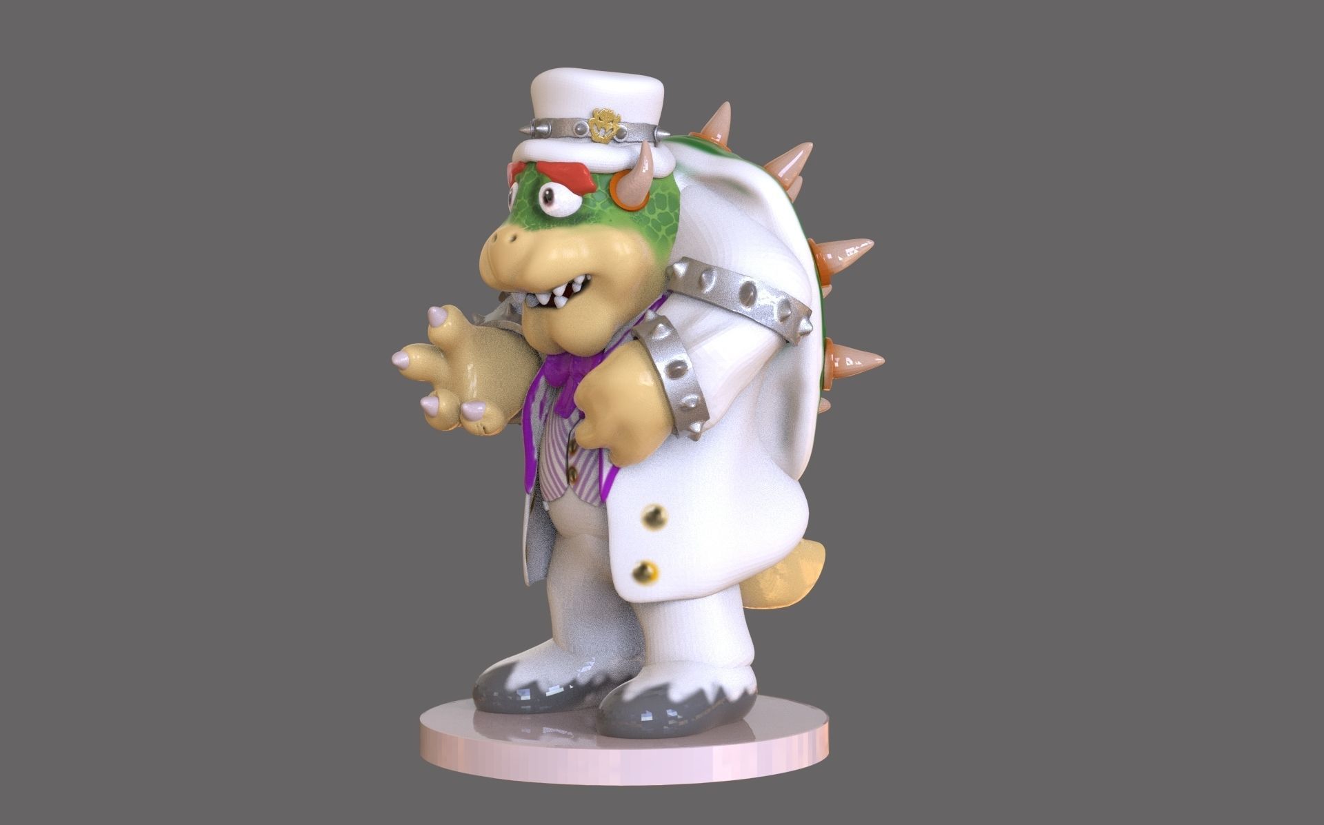 Bowser Bridal  3D print model_1