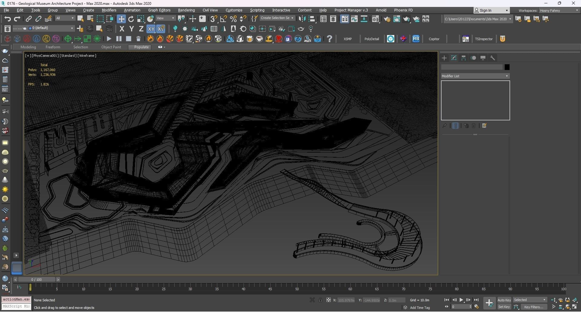 0176 - Geological Museum Architecture 3D Project - 2D Drawings 3D model_42