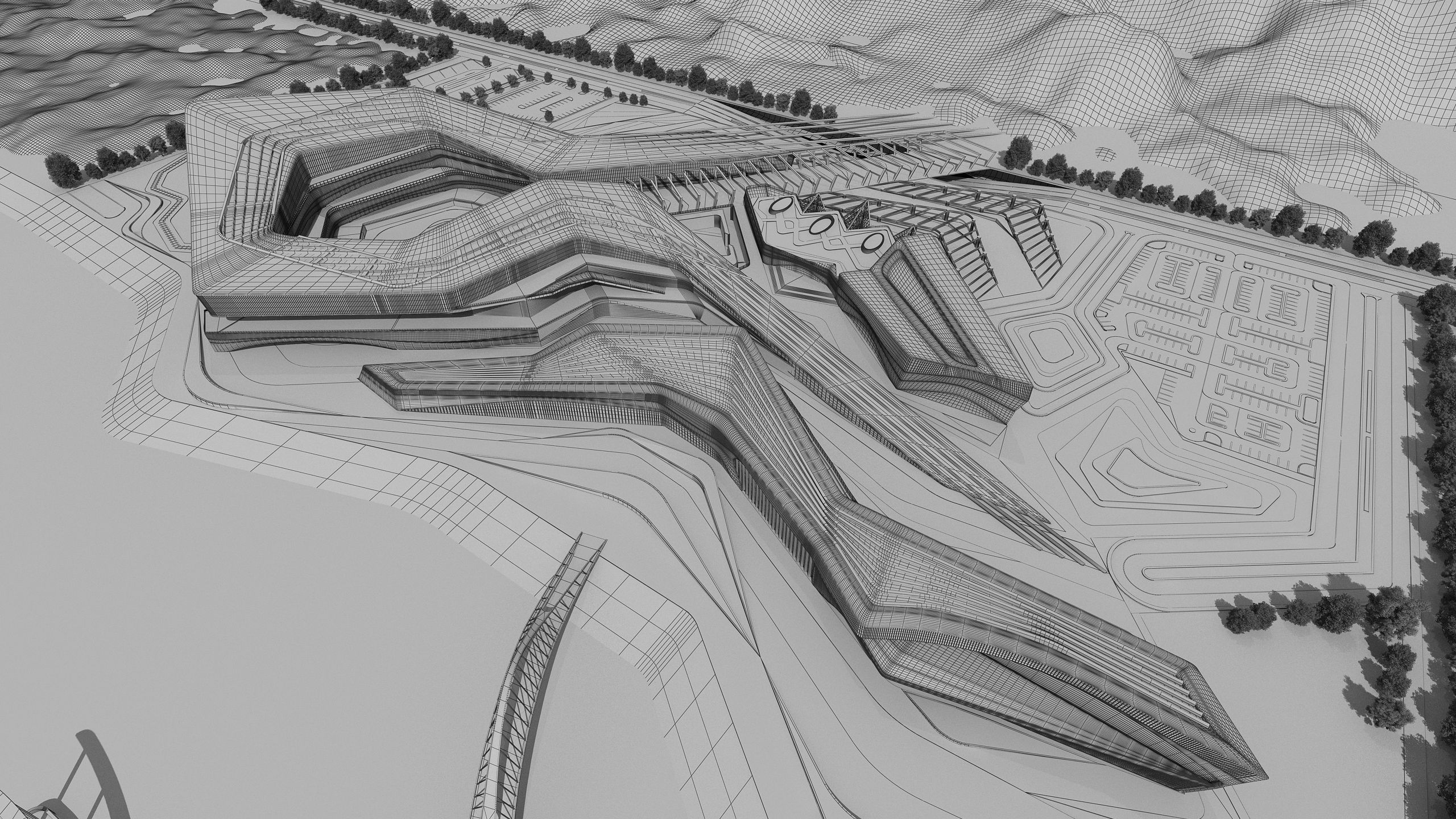 0176 - Geological Museum Architecture 3D Project - 2D Drawings 3D model_24