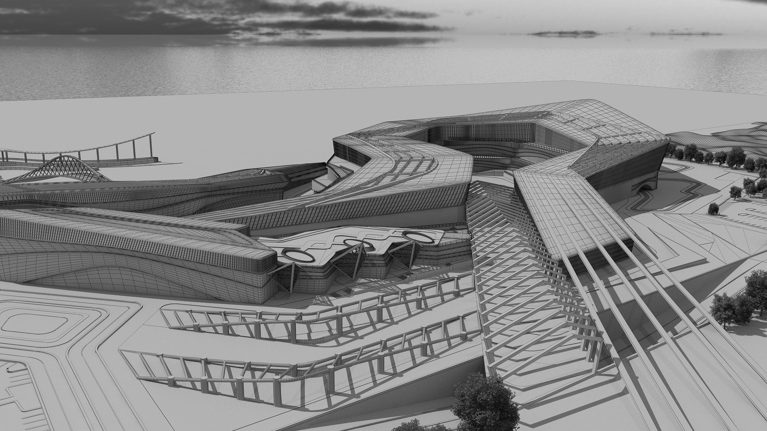 0176 - Geological Museum Architecture 3D Project - 2D Drawings 3D model_32