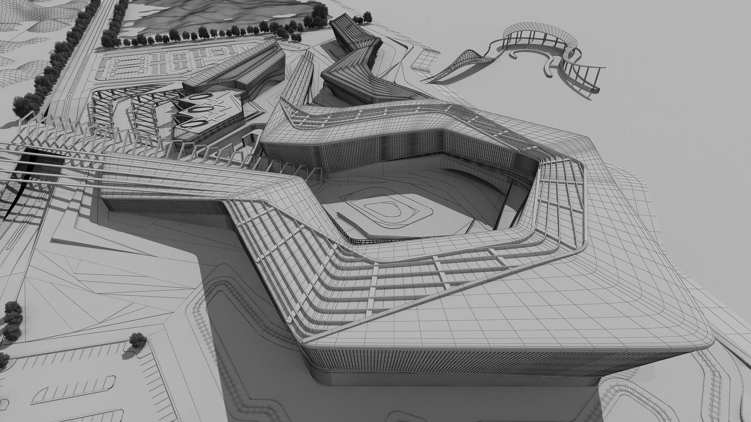 0176 - Geological Museum Architecture 3D Project - 2D Drawings 3D model_27