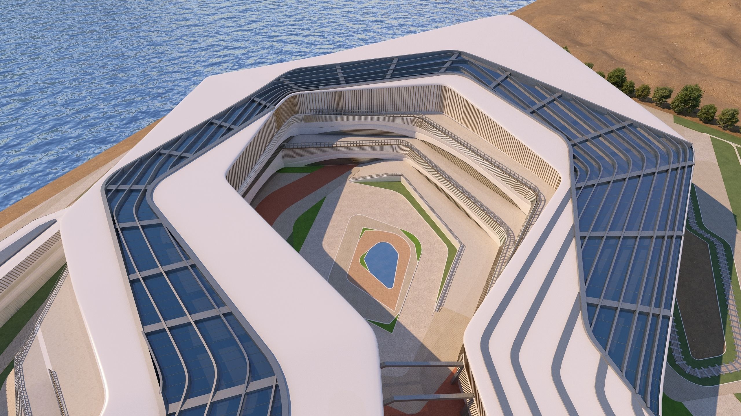 0176 - Geological Museum Architecture 3D Project - 2D Drawings 3D model_8