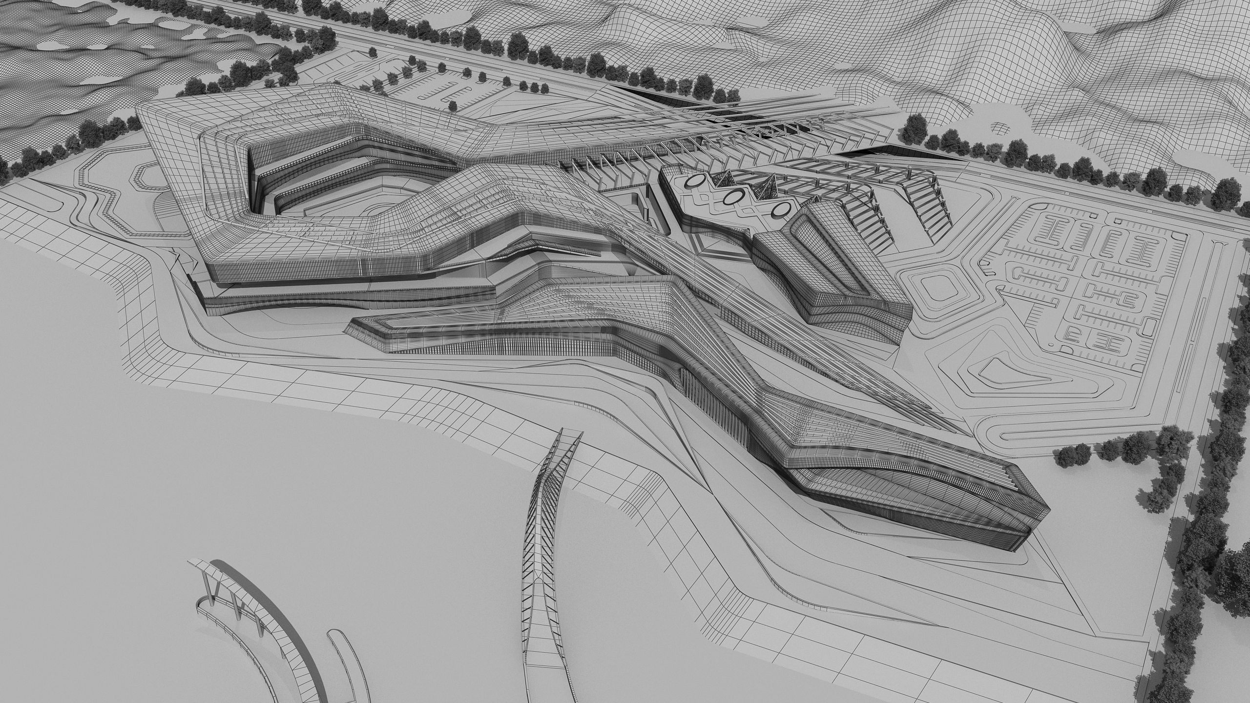 0176 - Geological Museum Architecture 3D Project - 2D Drawings 3D model_22