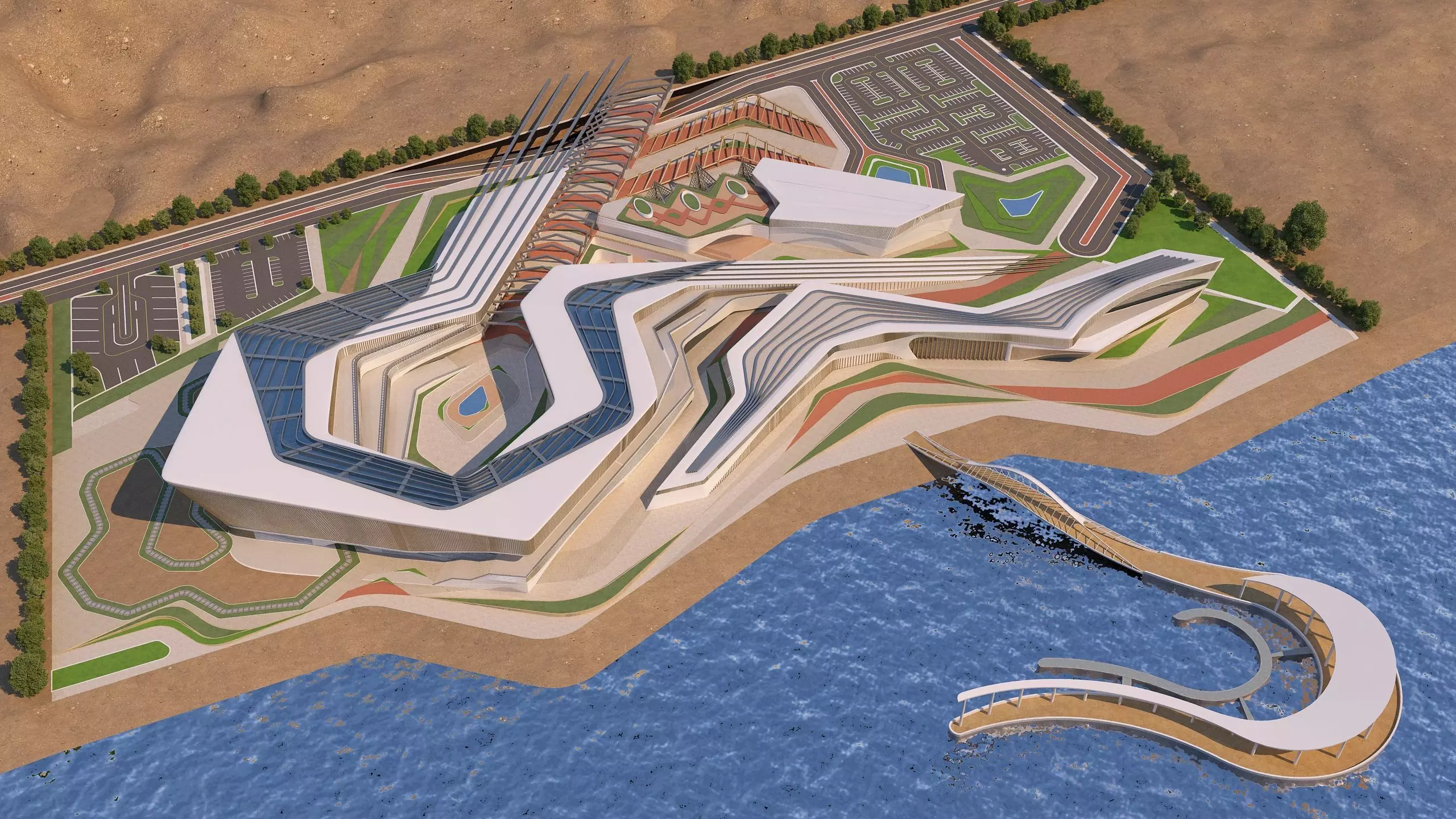 0176 - Geological Museum Architecture 3D Project - 2D Drawings 3D model_0