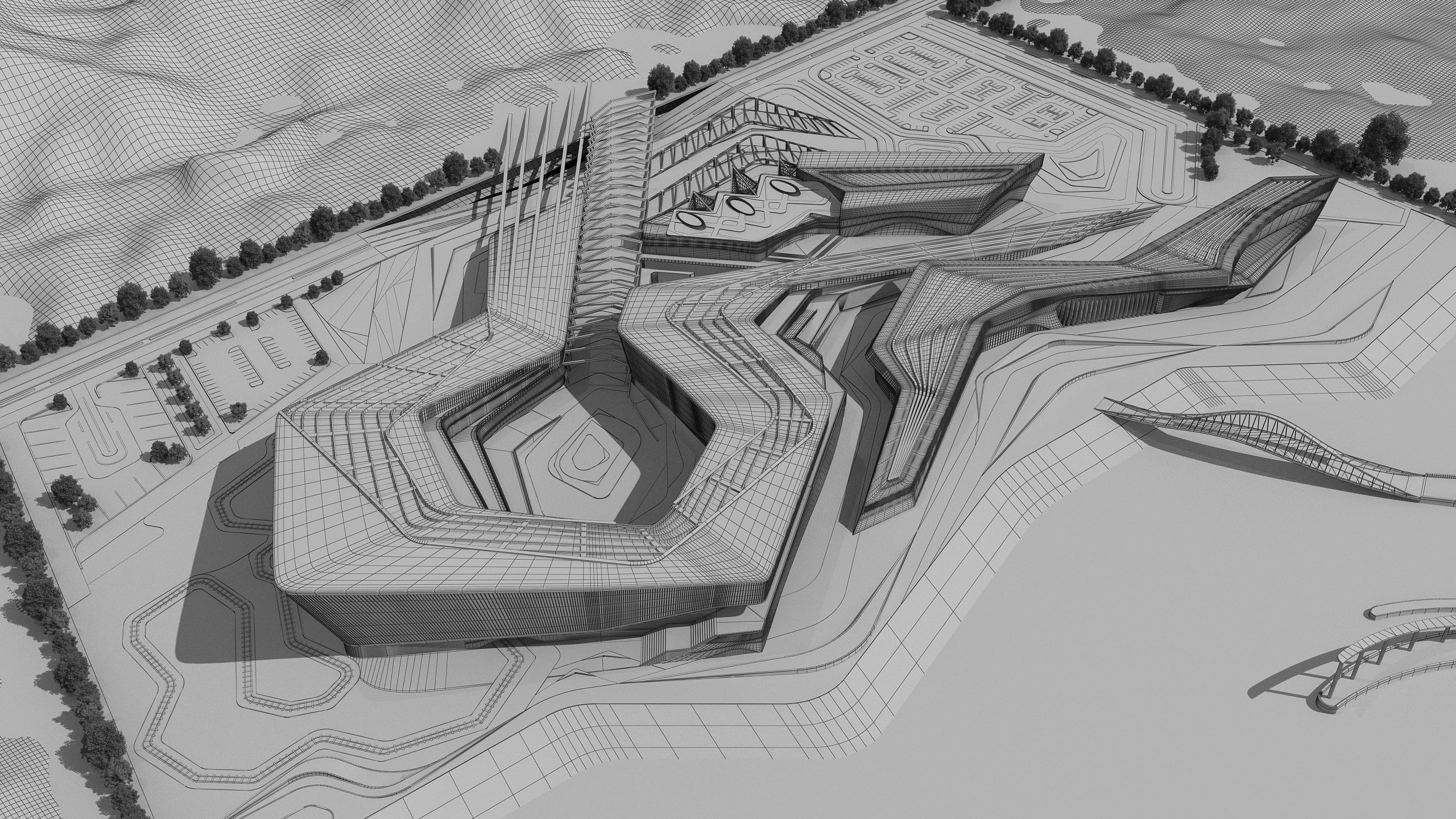 0176 - Geological Museum Architecture 3D Project - 2D Drawings 3D model_21