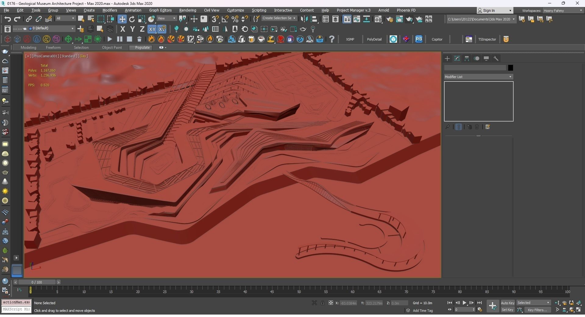 0176 - Geological Museum Architecture 3D Project - 2D Drawings 3D model_43
