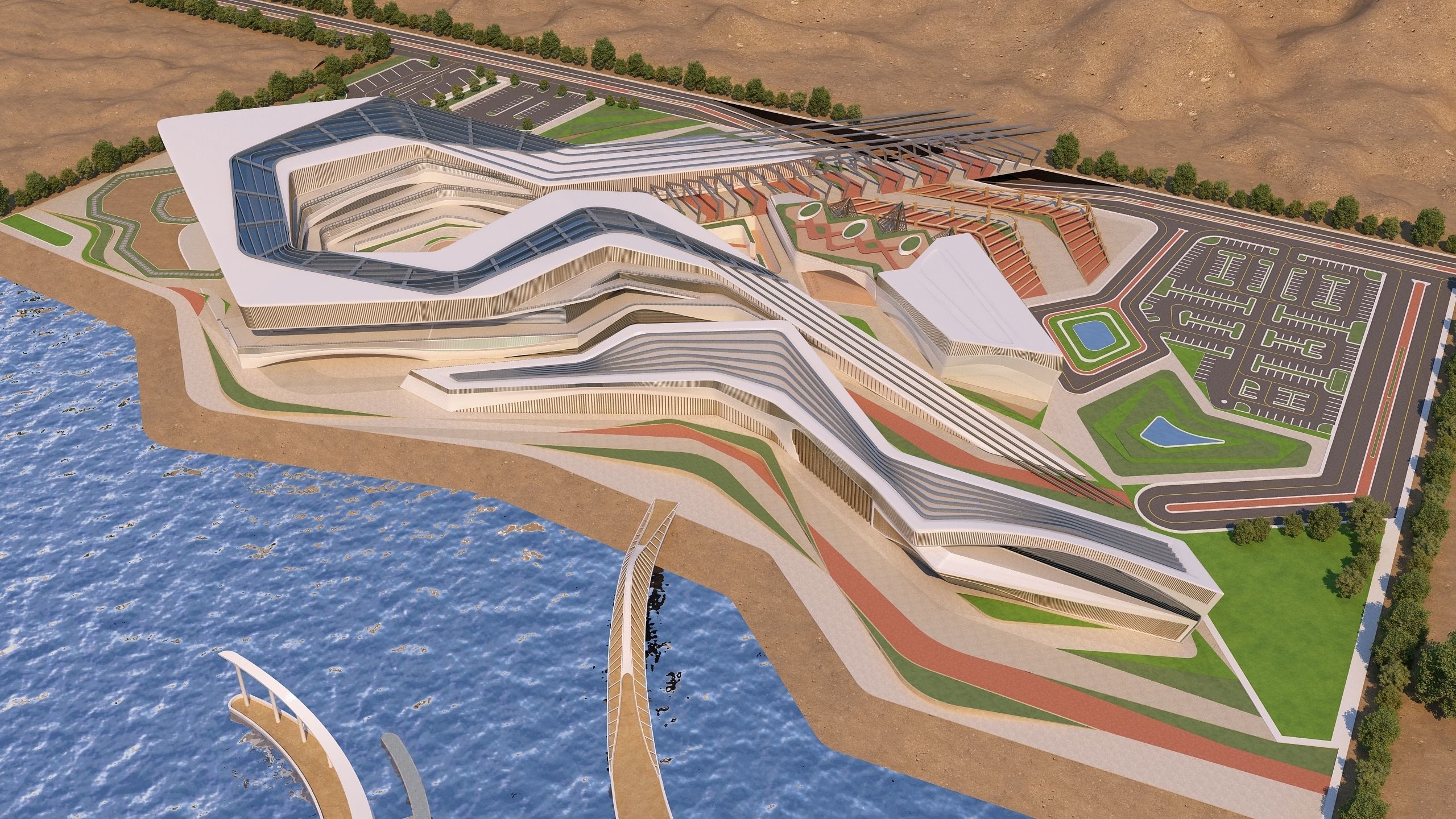 0176 - Geological Museum Architecture 3D Project - 2D Drawings 3D model_2