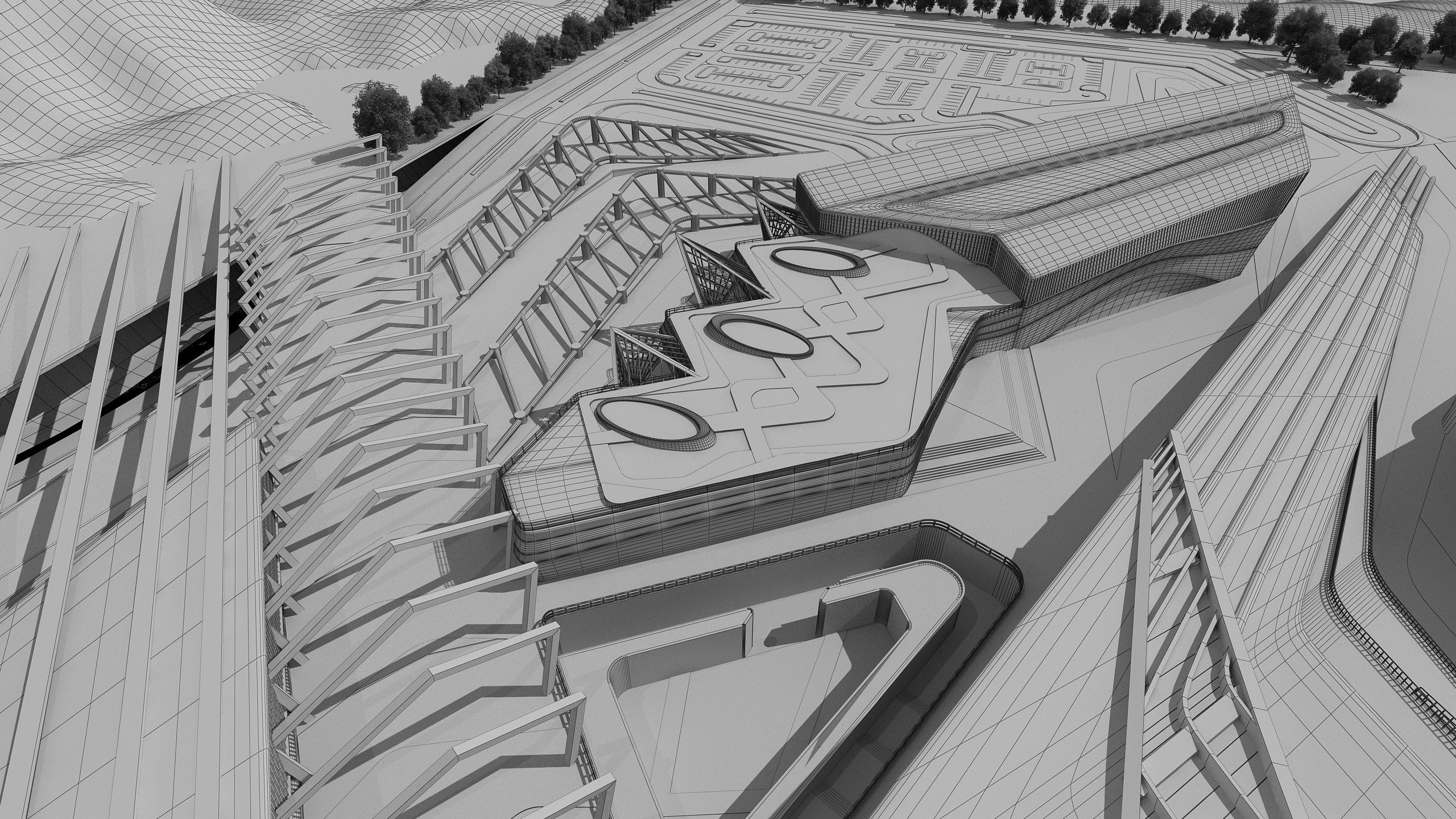 0176 - Geological Museum Architecture 3D Project - 2D Drawings 3D model_29