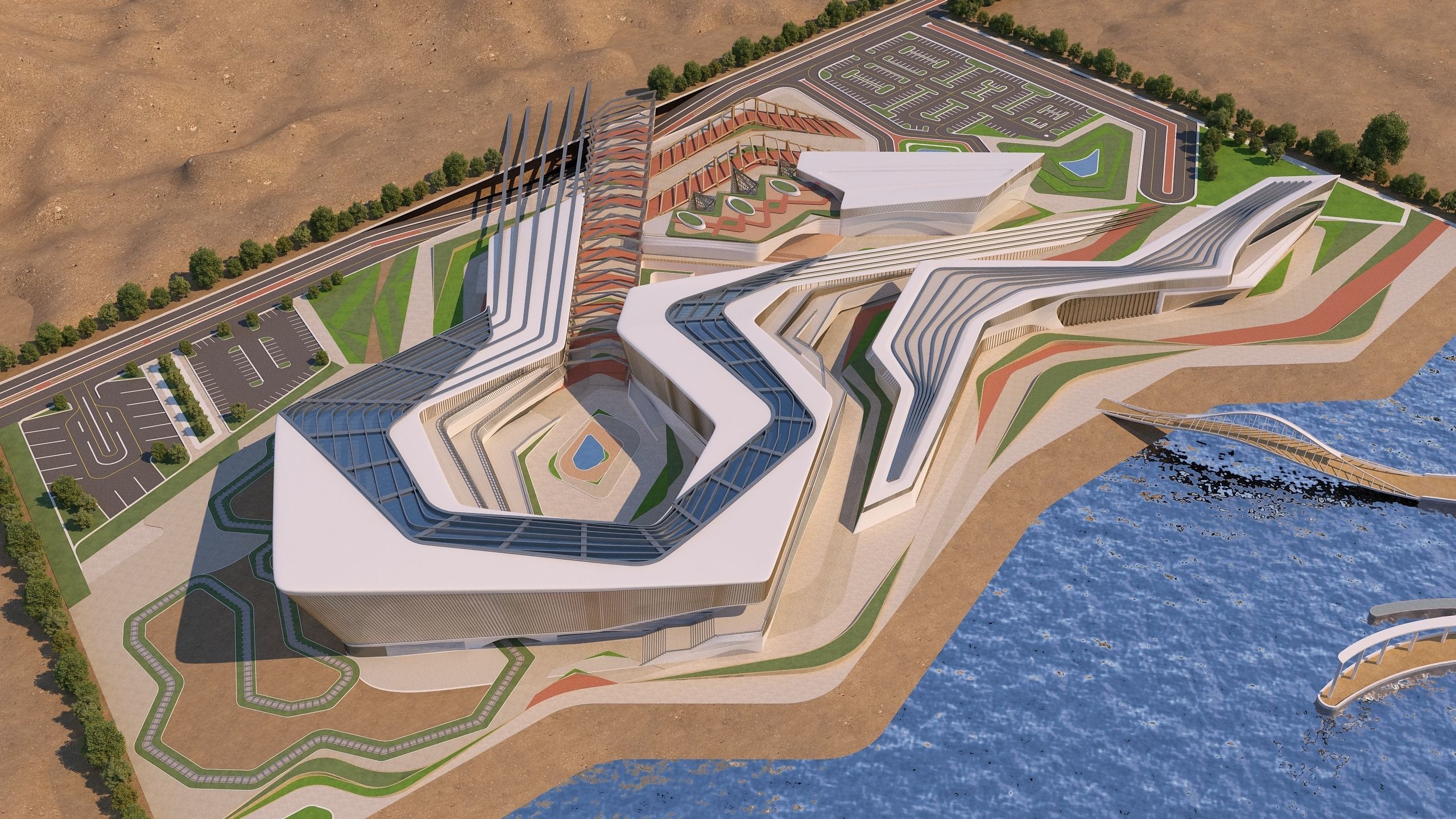 0176 - Geological Museum Architecture 3D Project - 2D Drawings 3D model_1