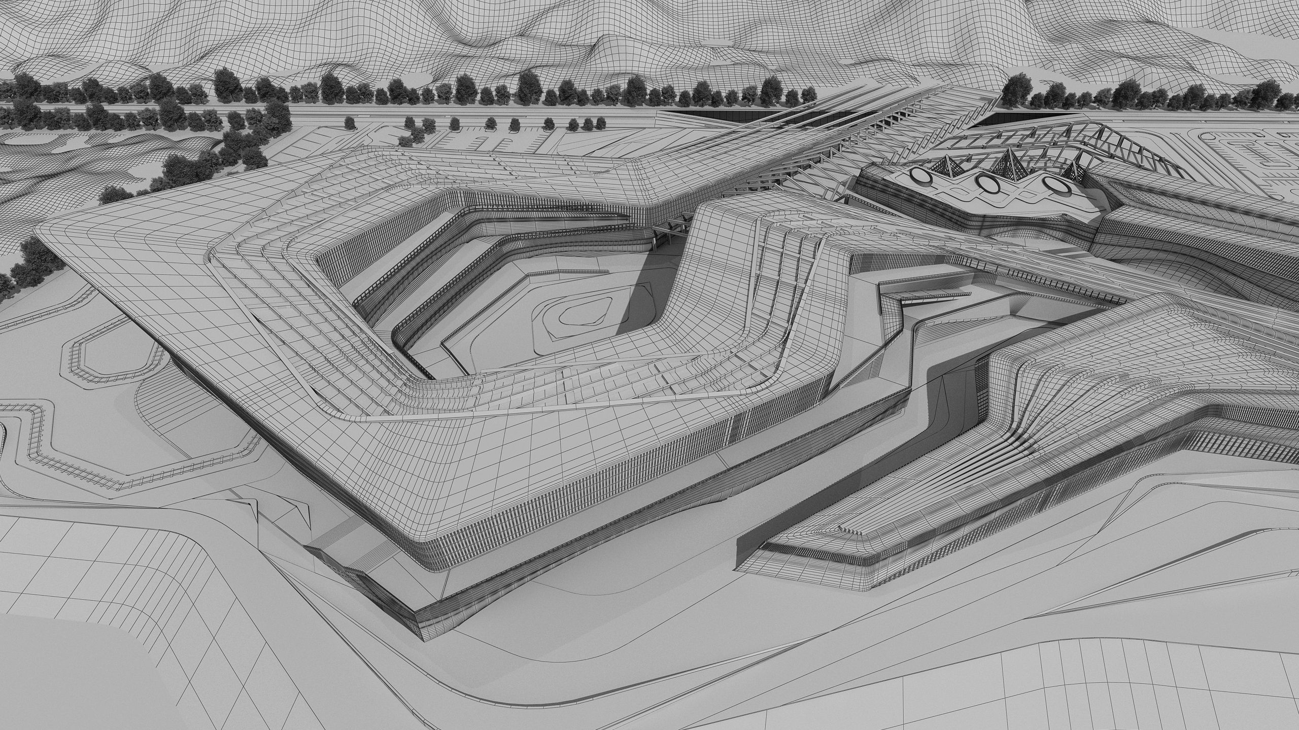 0176 - Geological Museum Architecture 3D Project - 2D Drawings 3D model_25
