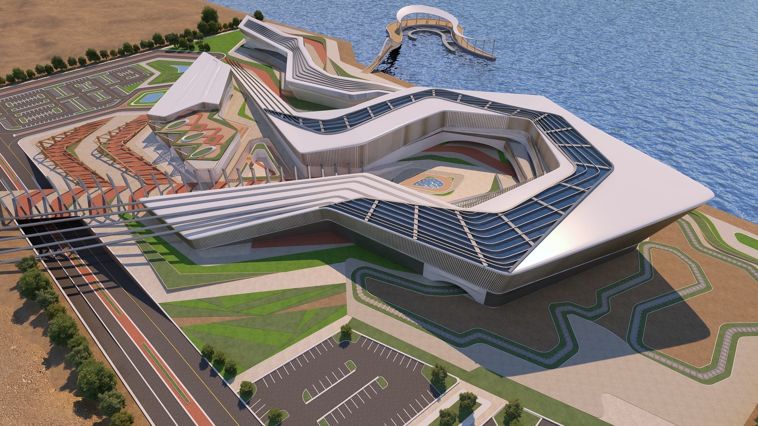 0176 - Geological Museum Architecture 3D Project - 2D Drawings 3D model_3