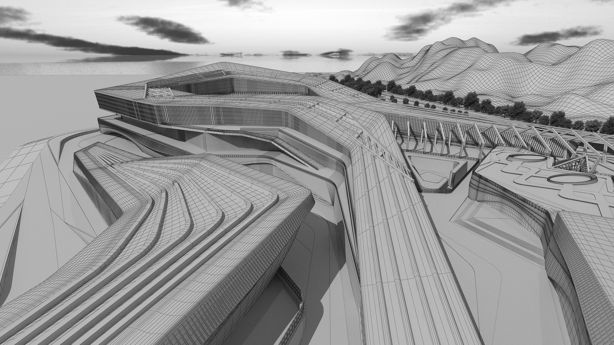 0176 - Geological Museum Architecture 3D Project - 2D Drawings 3D model_26