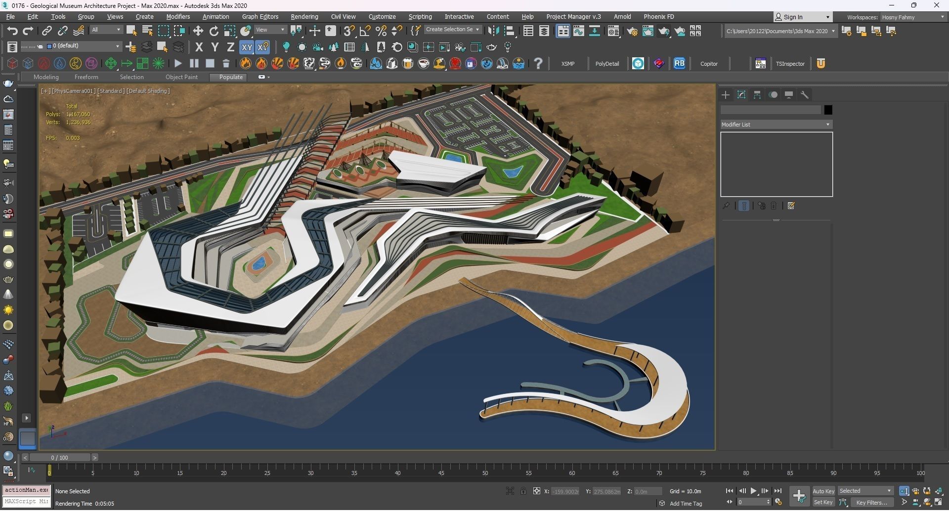 0176 - Geological Museum Architecture 3D Project - 2D Drawings 3D model_41