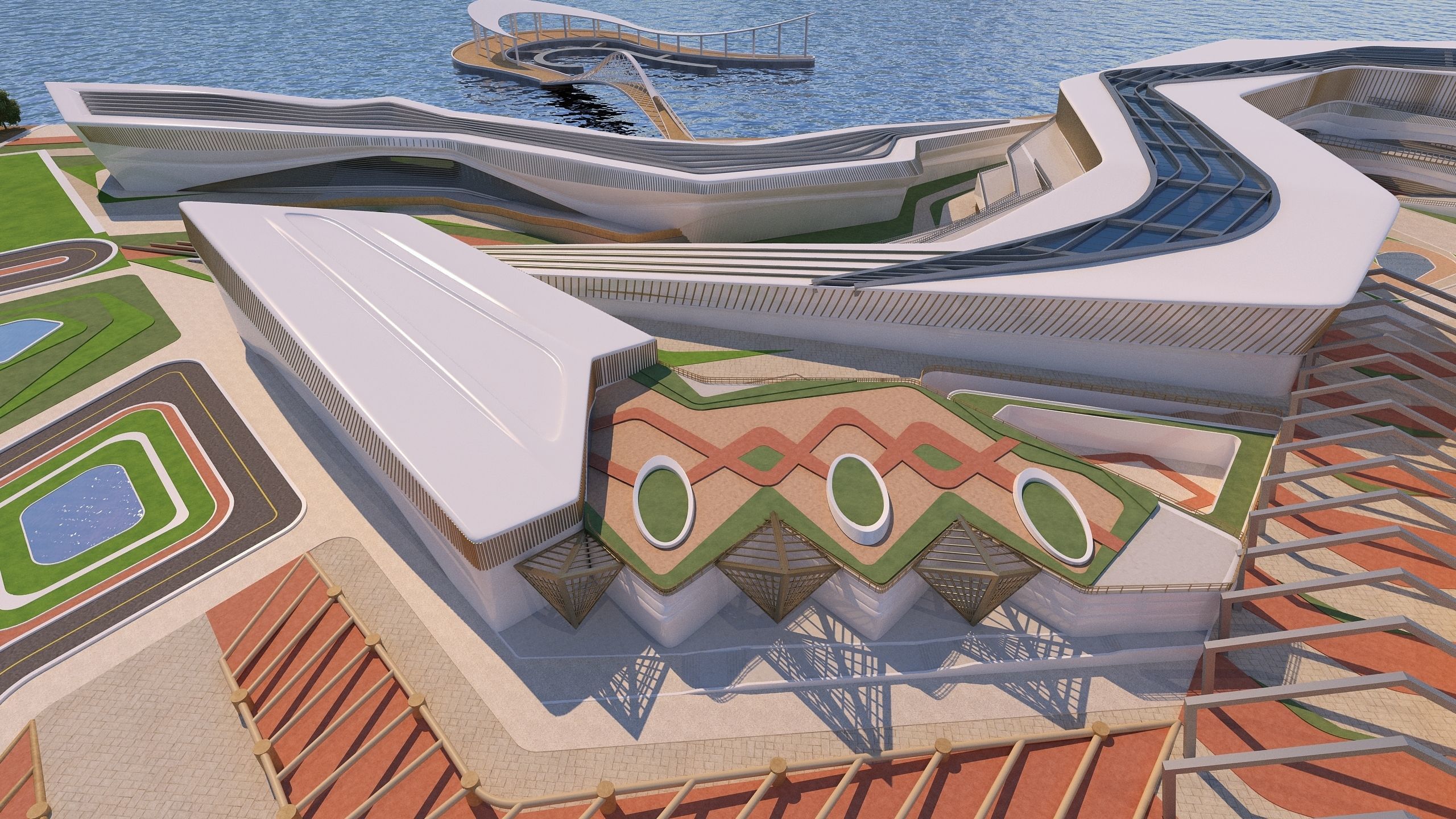 0176 - Geological Museum Architecture 3D Project - 2D Drawings 3D model_17