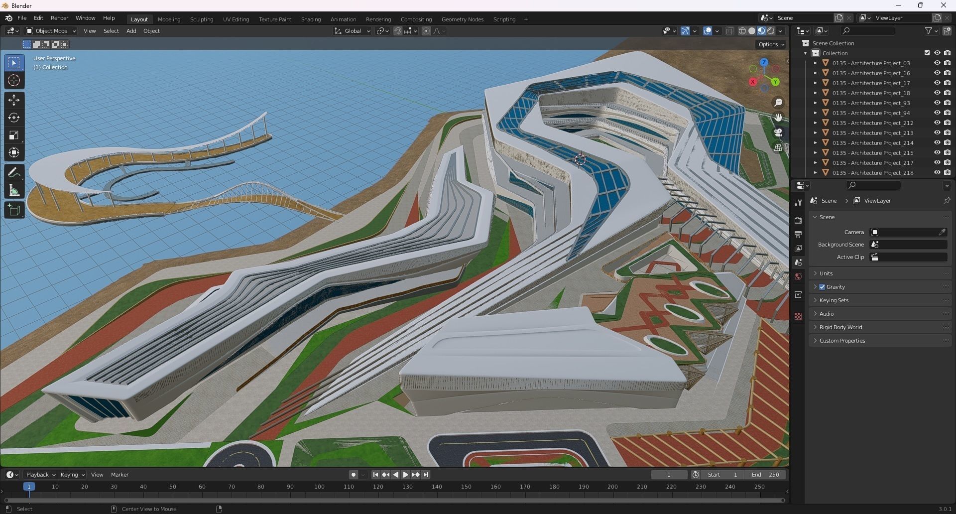 0176 - Geological Museum Architecture 3D Project - 2D Drawings 3D model_47