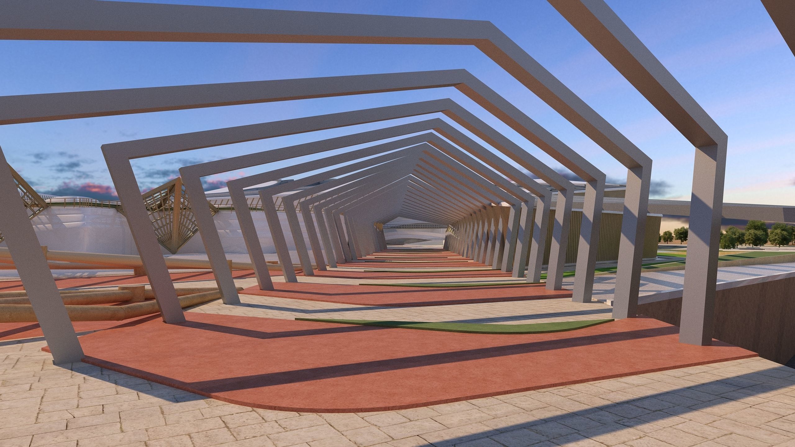 0176 - Geological Museum Architecture 3D Project - 2D Drawings 3D model_13