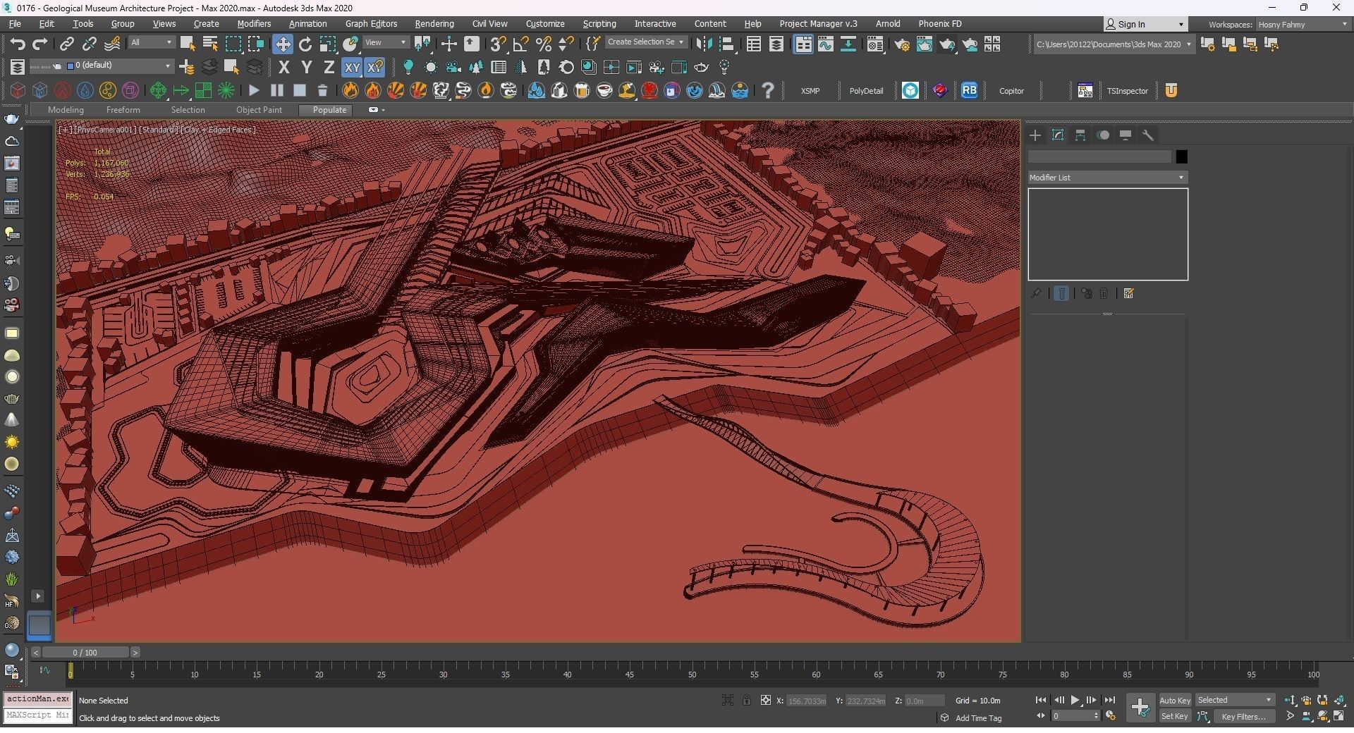0176 - Geological Museum Architecture 3D Project - 2D Drawings 3D model_44