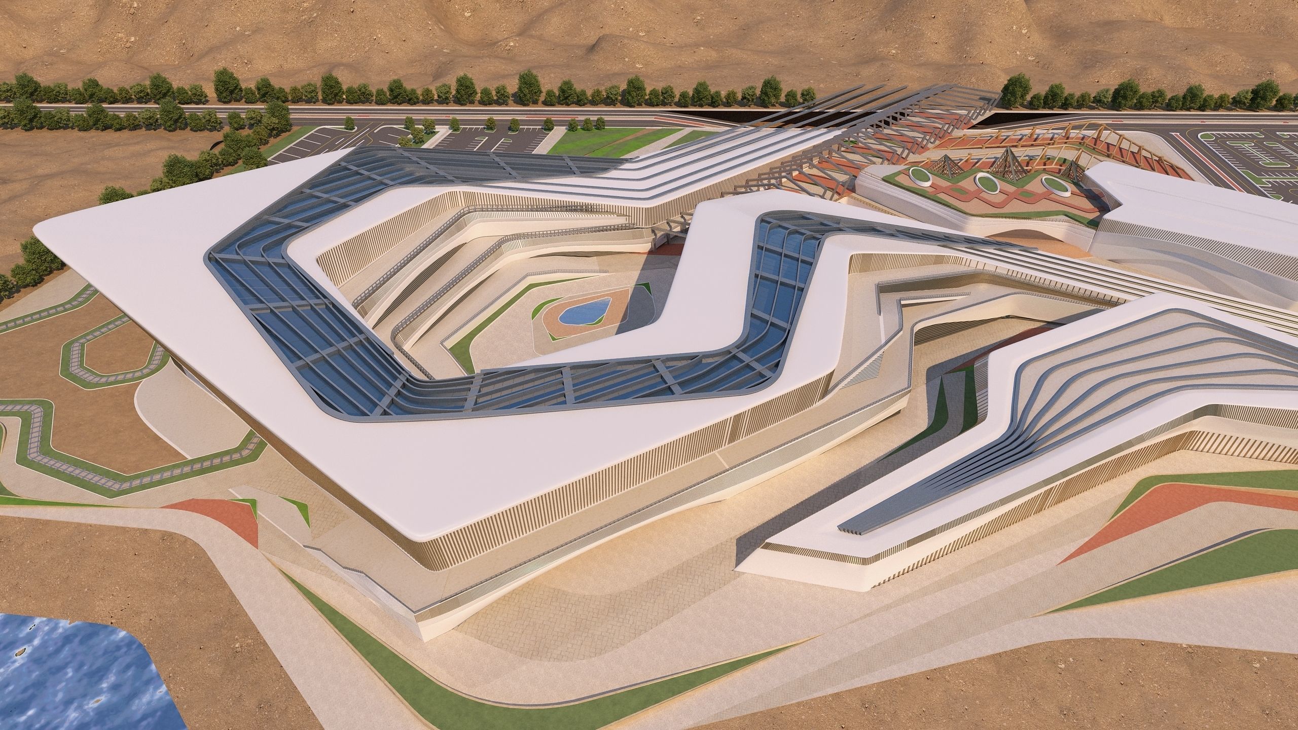 0176 - Geological Museum Architecture 3D Project - 2D Drawings 3D model_5