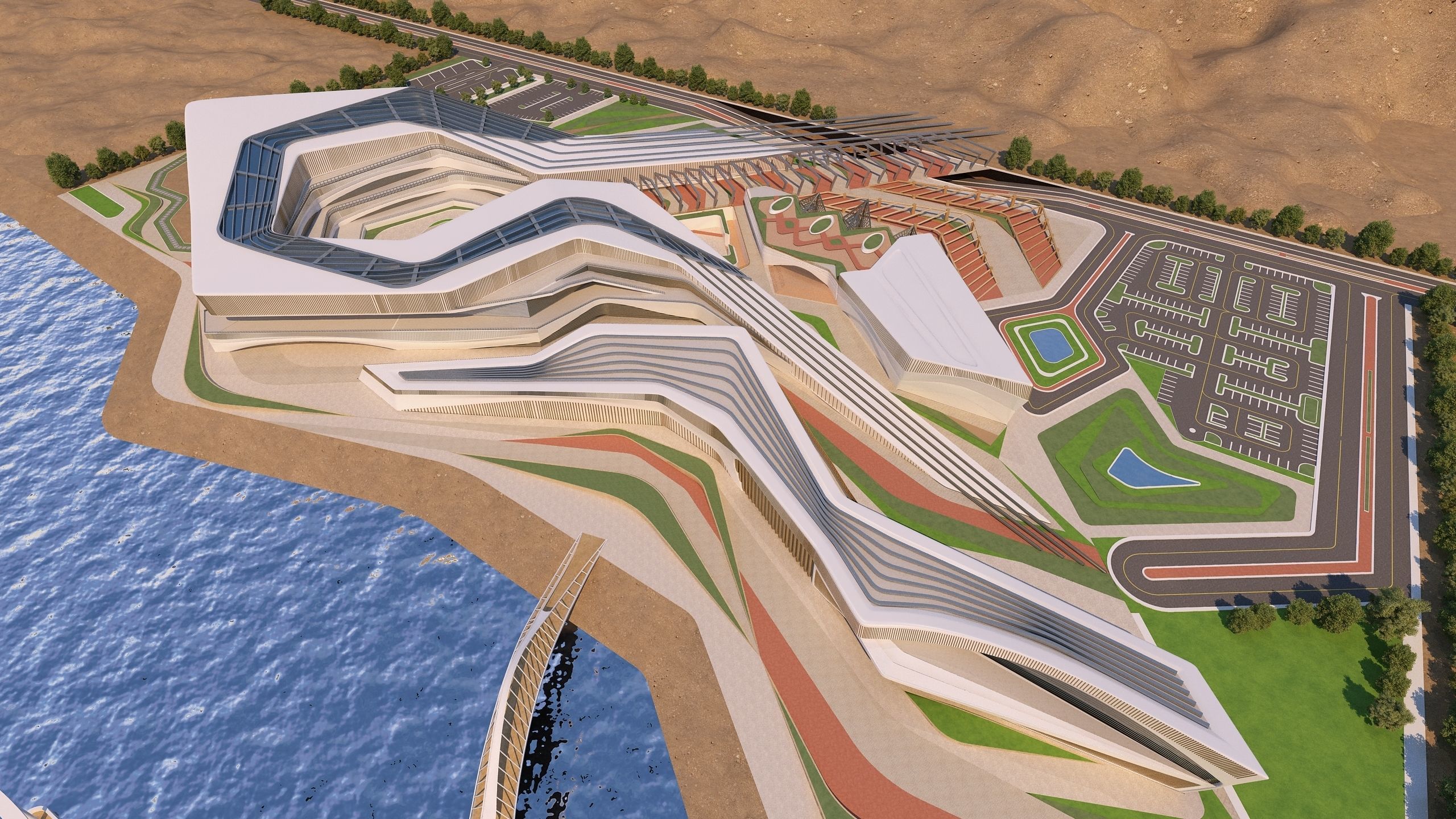 0176 - Geological Museum Architecture 3D Project - 2D Drawings 3D model_4