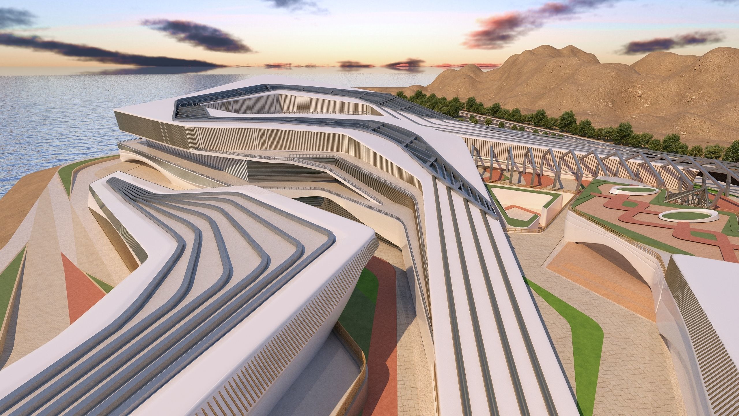 0176 - Geological Museum Architecture 3D Project - 2D Drawings 3D model_6