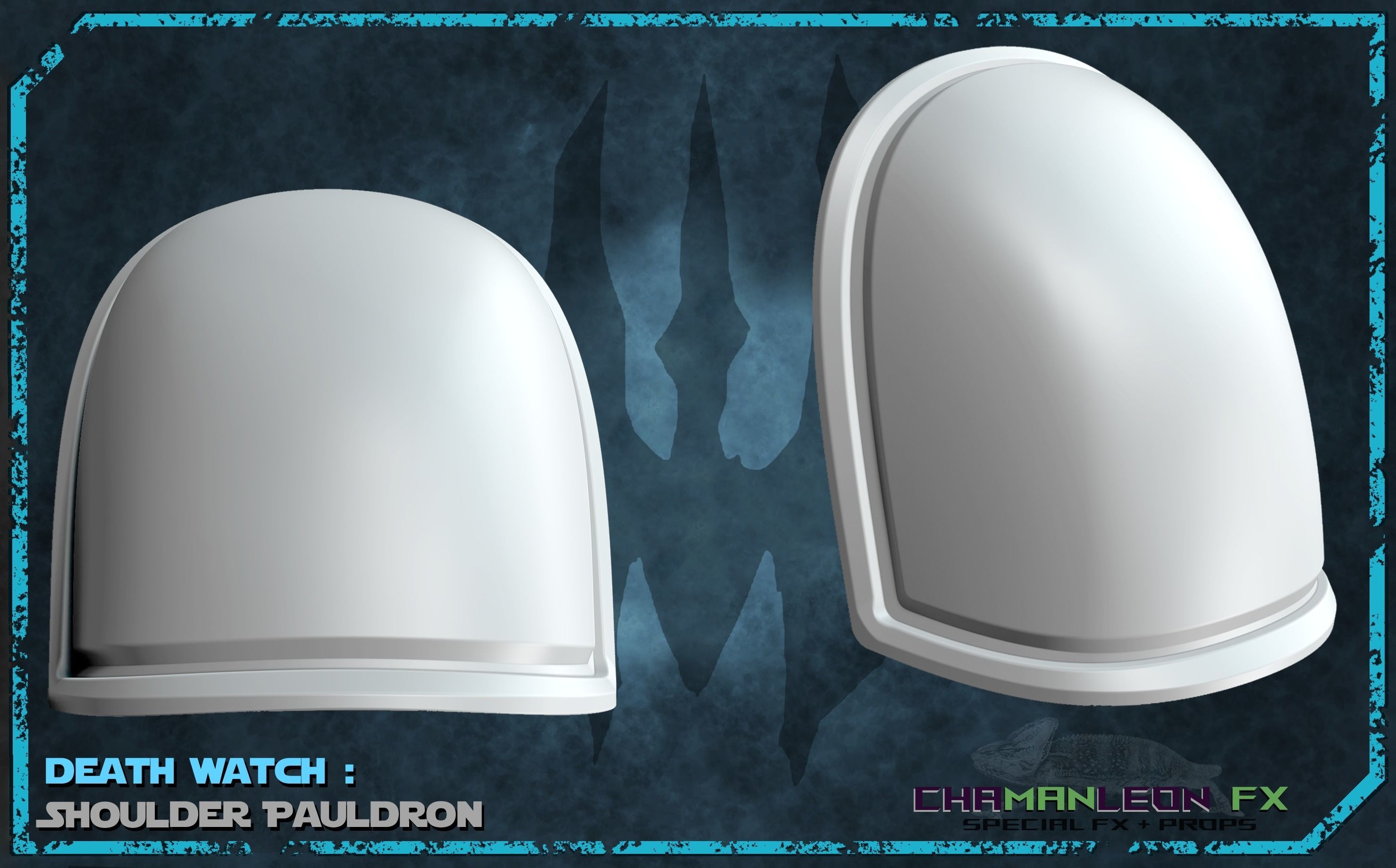 Death Watch Axe Woves Shoulder The Mandalorian Cosplay Armor 3D print model_3