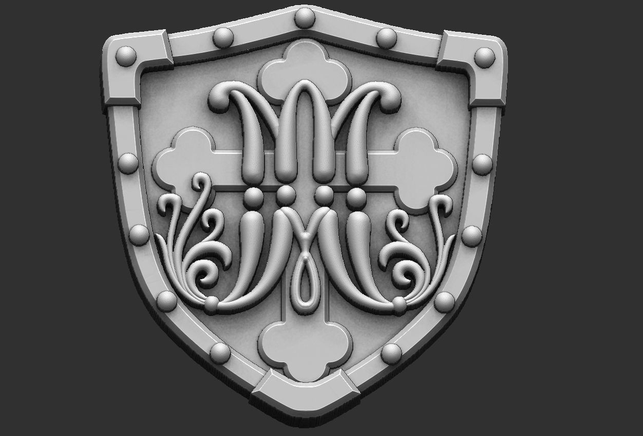 Coat of Arms - Brasao - Elements 3D print model_40