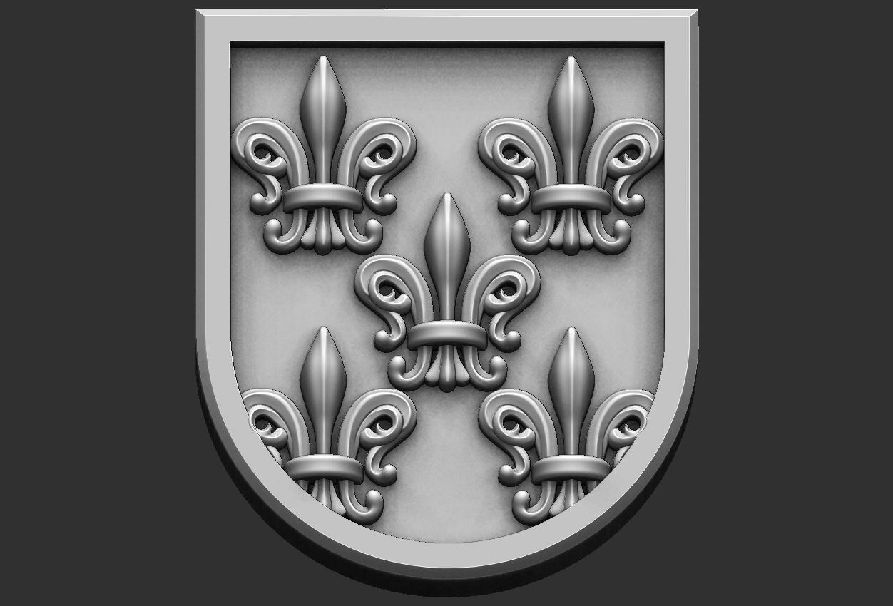 Coat of Arms - Brasao - Elements 3D print model_39