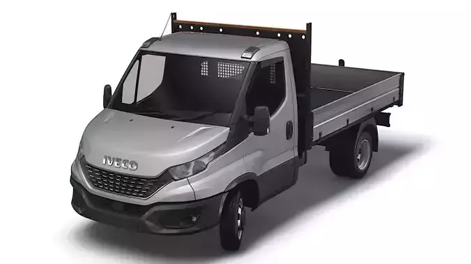 Iveco Daily Single Cab Tipper 2021 3D model