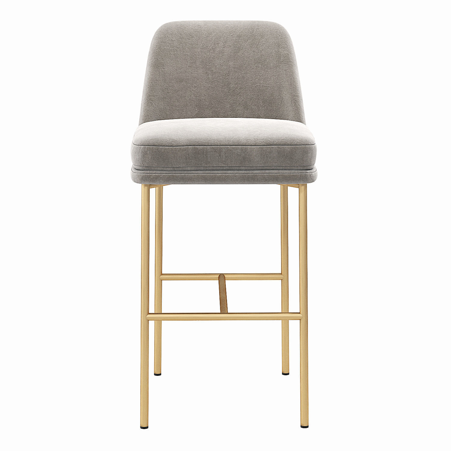 Westelm Jack Metal Frame Barstool 3D model_5