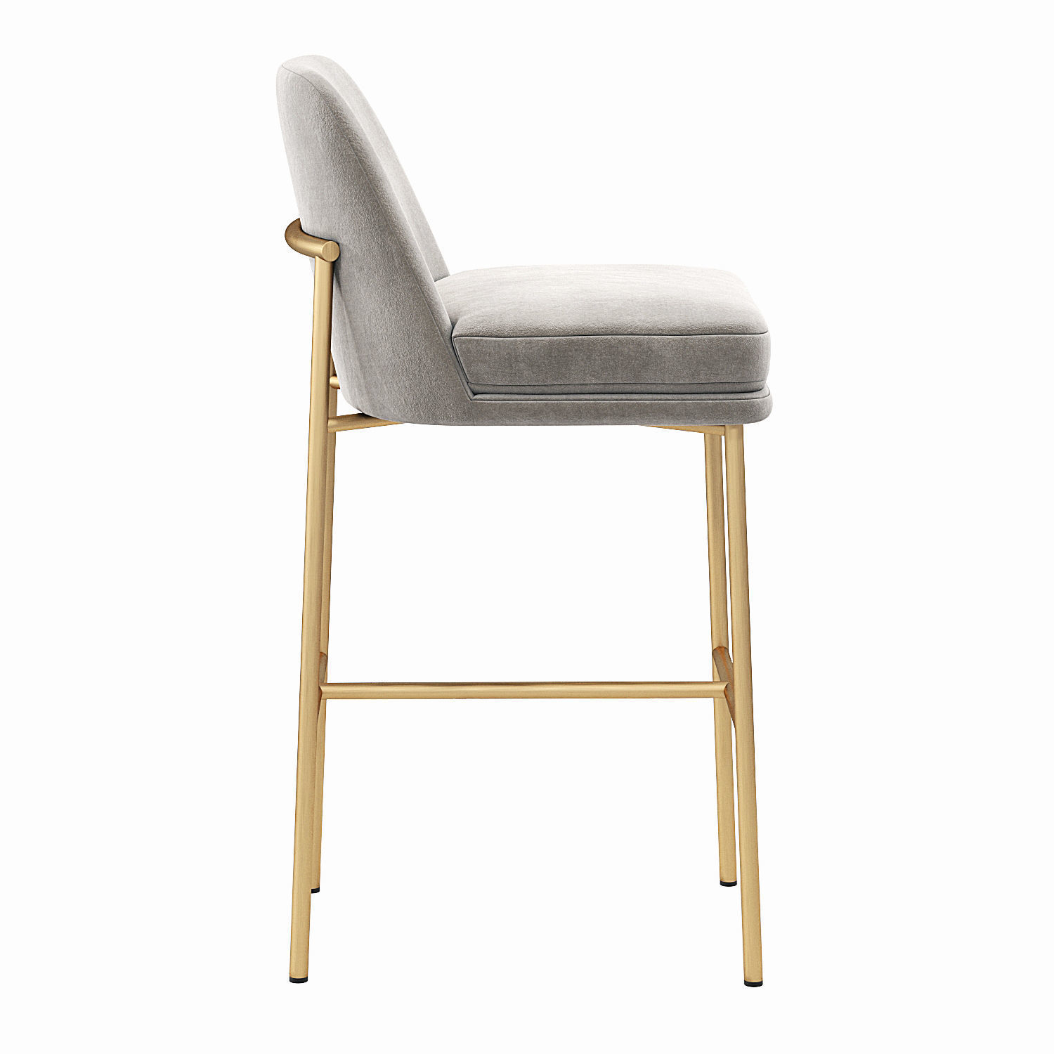 Westelm Jack Metal Frame Barstool 3D model_6