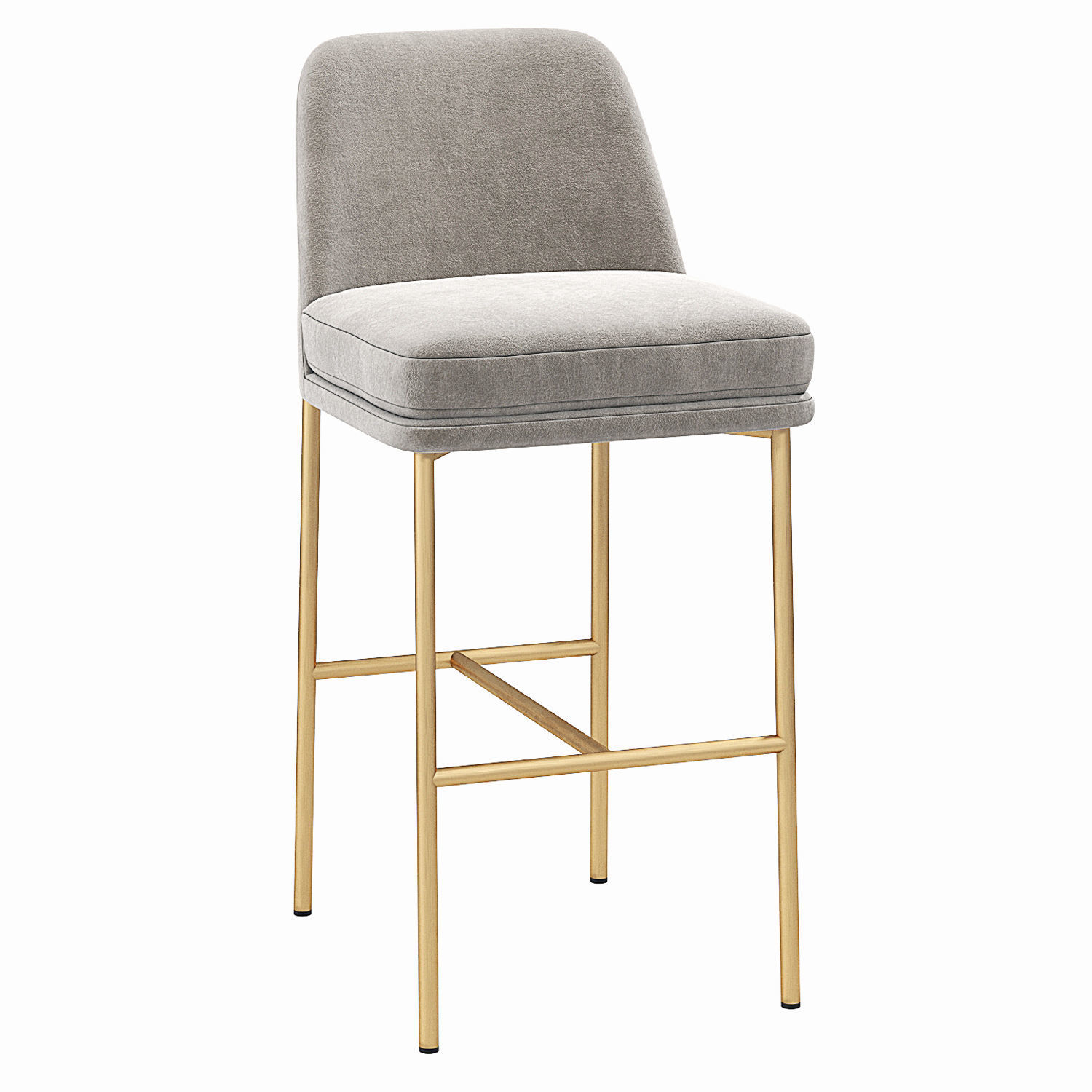 Westelm Jack Metal Frame Barstool 3D model_4