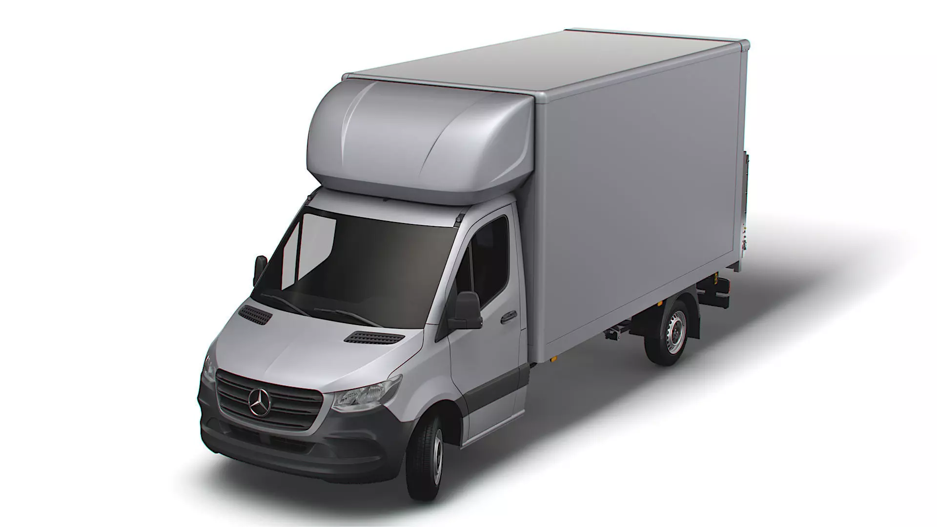 Mercedes Benz Sprinter Luton Tail Lift 2023 3D model_0