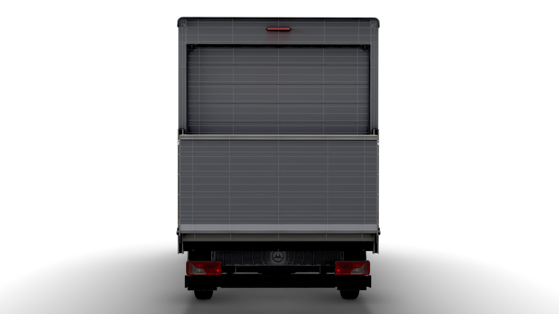 Mercedes Benz Sprinter Luton Tail Lift 2023 3D model_22