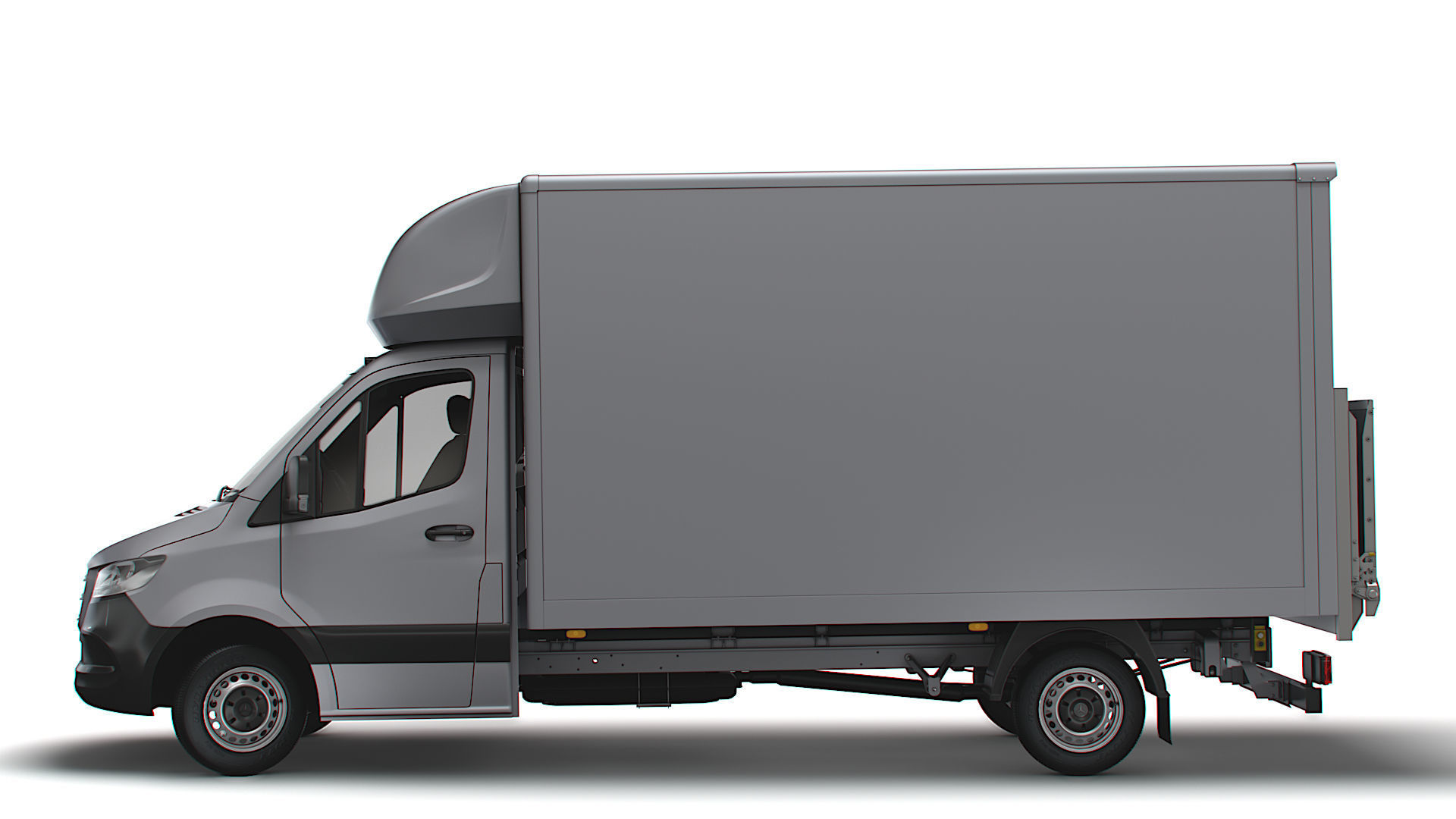 Mercedes Benz Sprinter Luton Tail Lift 2023 3D model_5