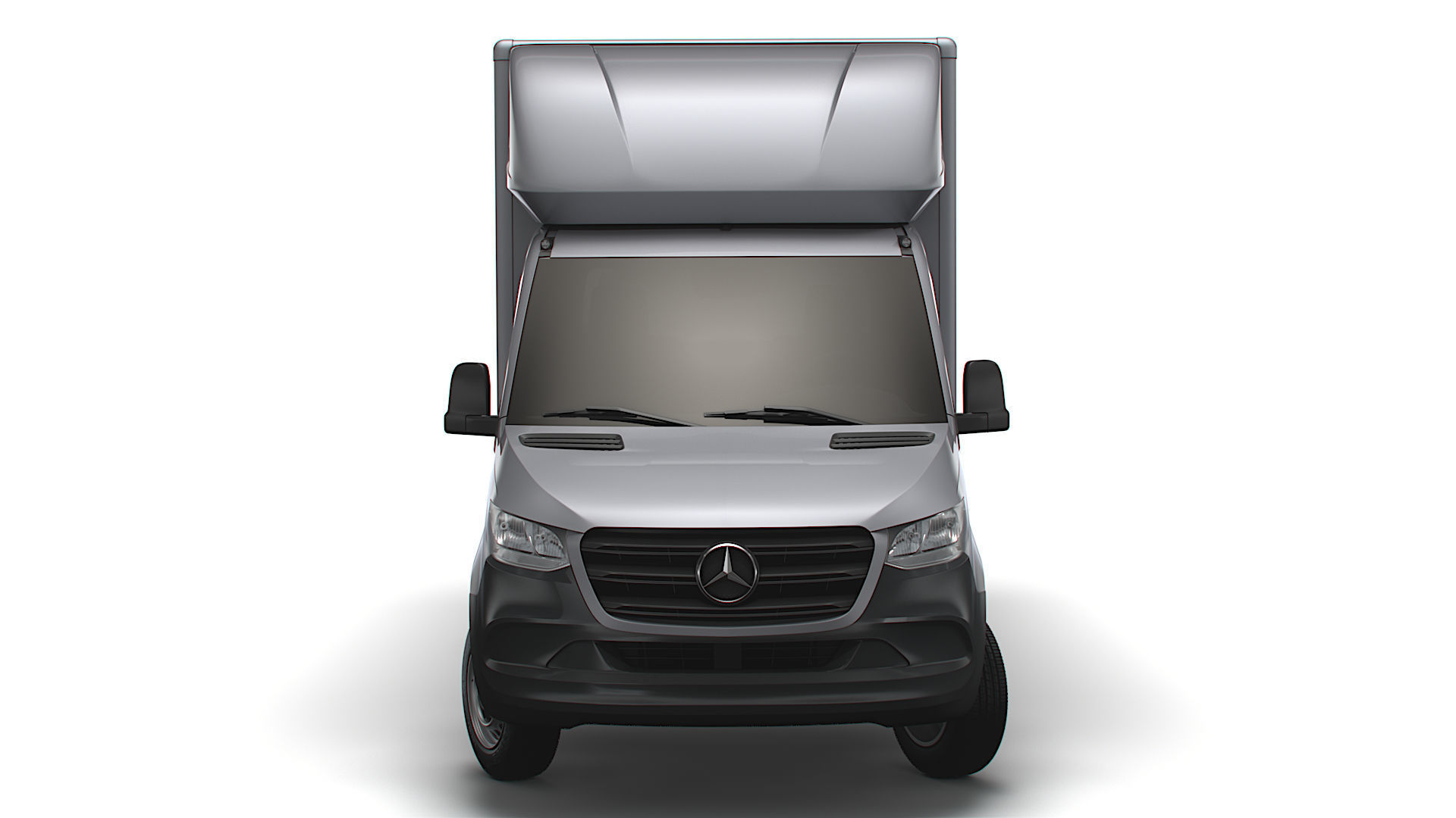 Mercedes Benz Sprinter Luton Tail Lift 2023 3D model_7